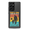 Dad And Son A Bond that can't Be Broken Clear Case for Samsung®