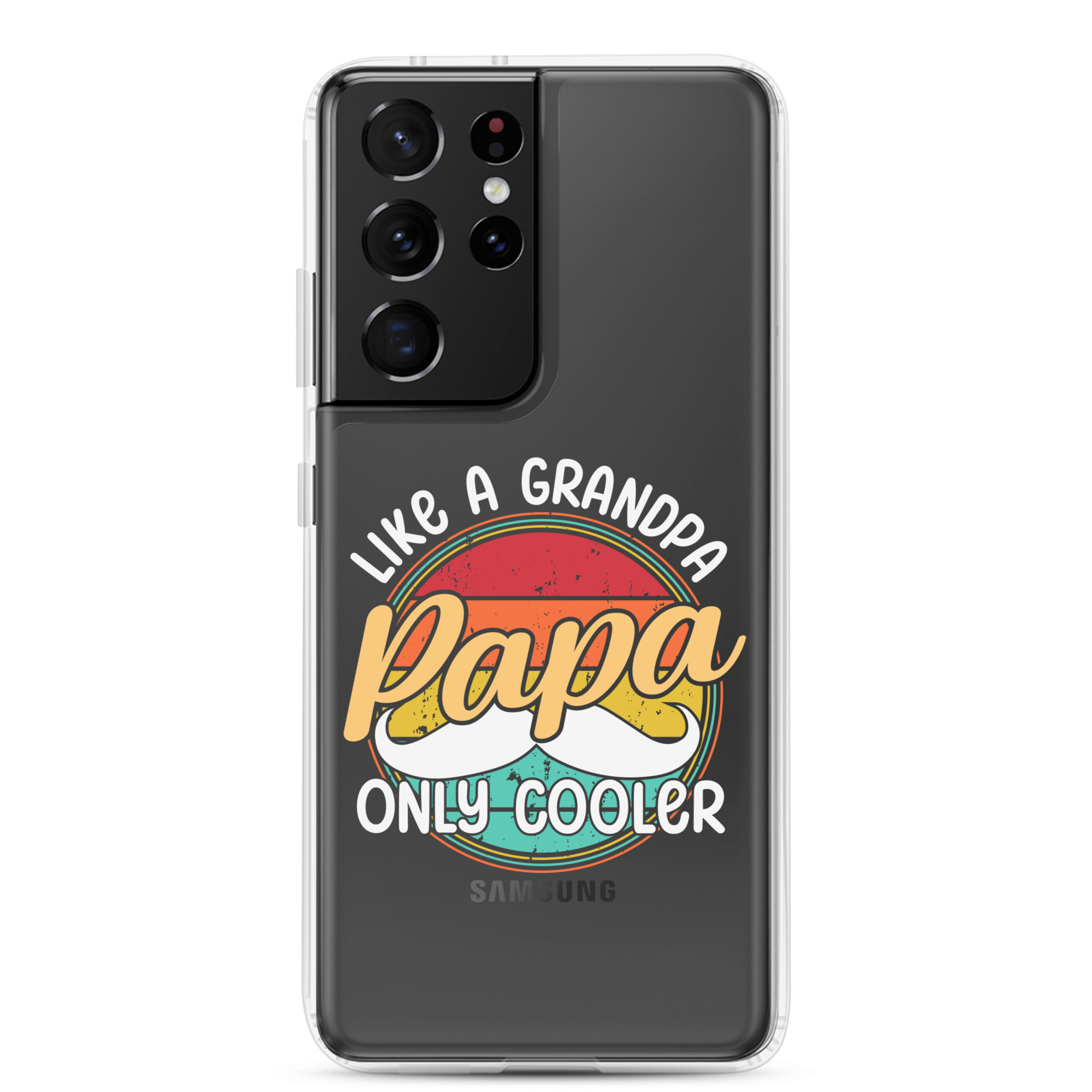 Papa Like A Grandpa Only Cooler Clear Case for Samsung®