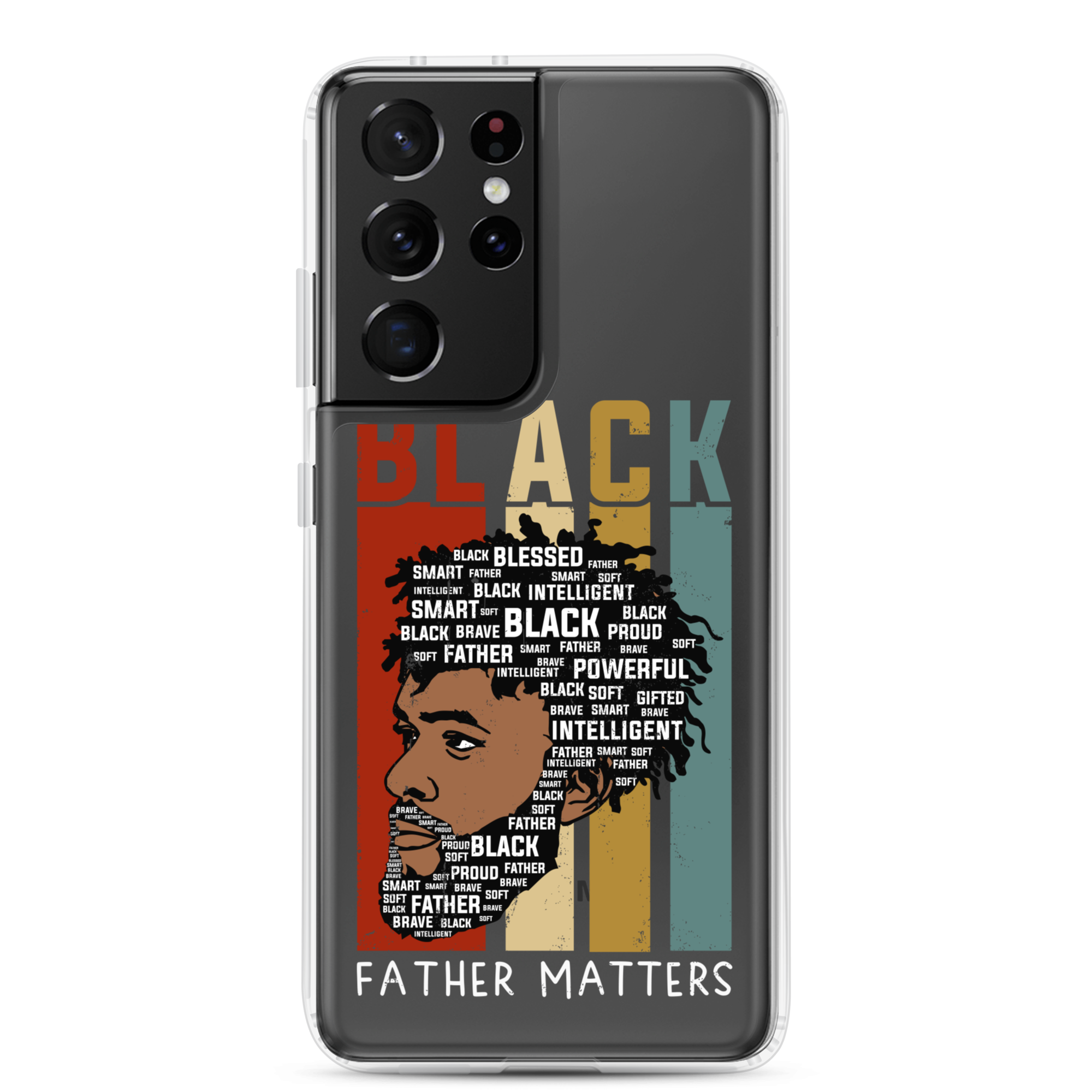 Black Father Matters Clear Case for Samsung®