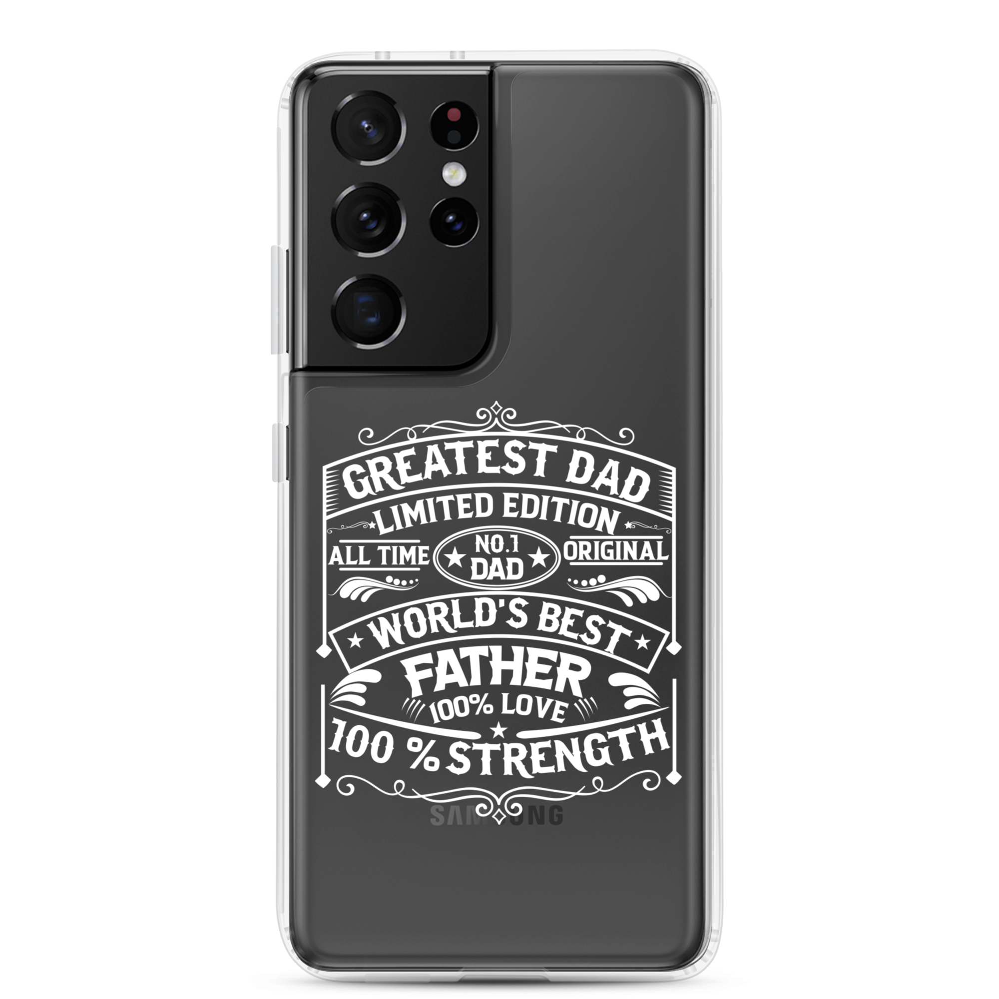 Greatest Dad Limited Edition All Time Clear Case for Samsung®