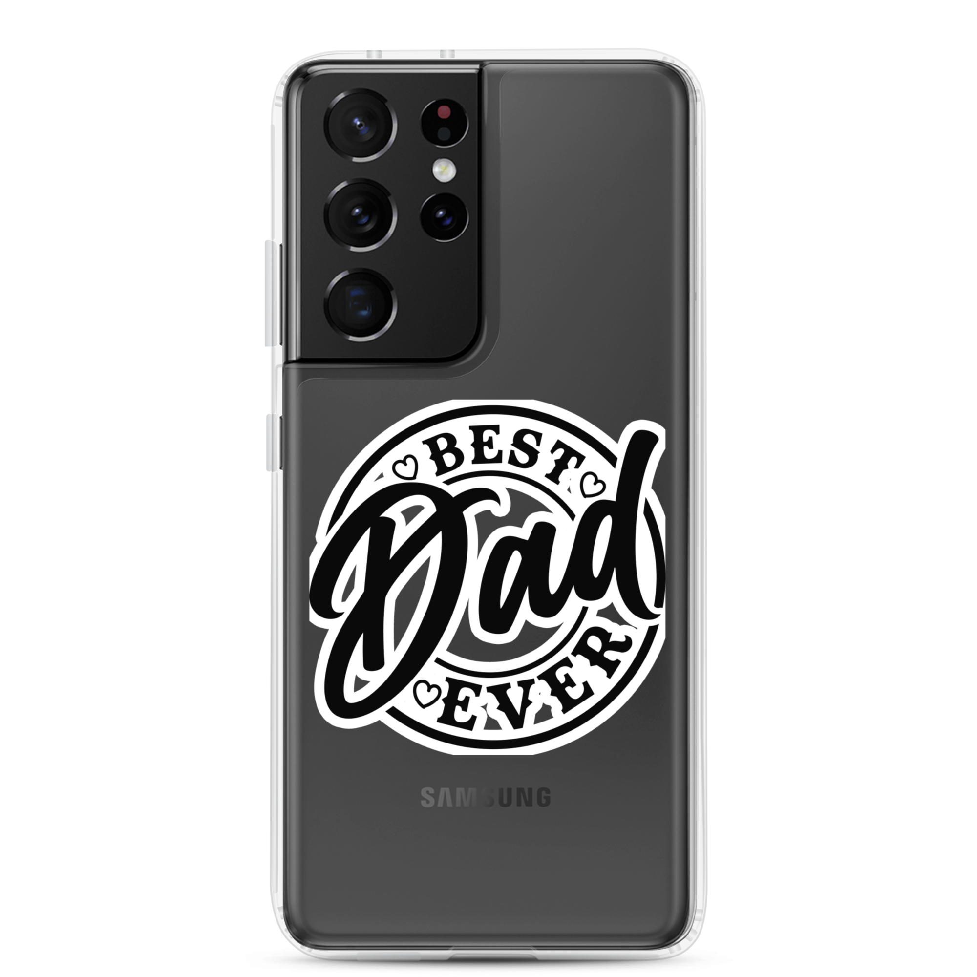 Best Dad Ever Clear Case for Samsung®