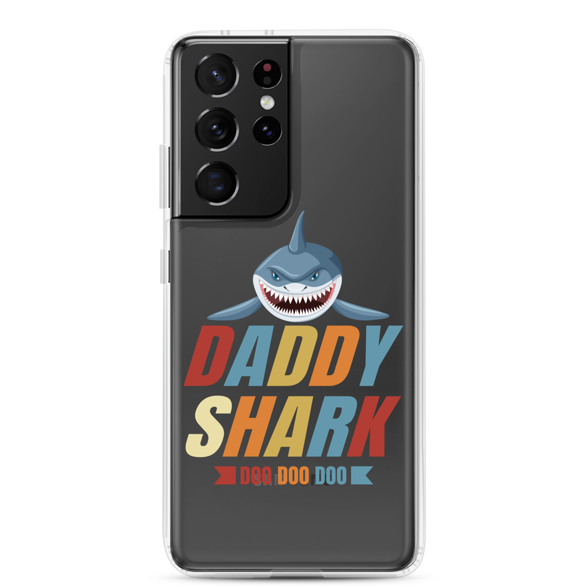 Daddy Shark Doo Doo Doo Clear Case for Samsung®