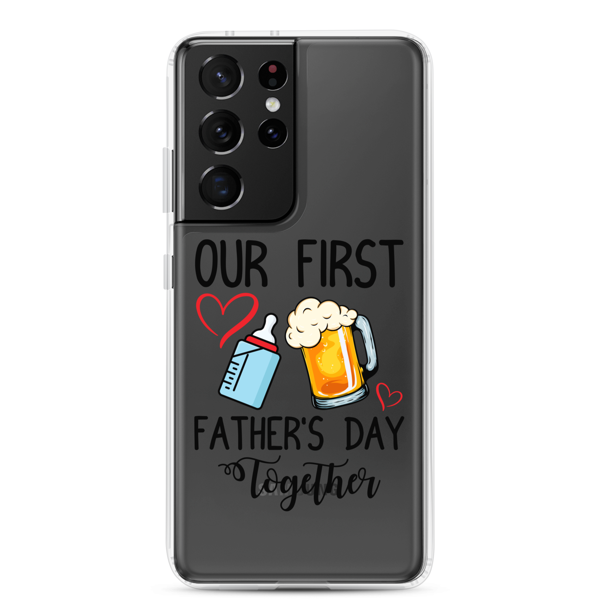 Our First Father's Day Together Clear Case for Samsung®