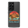 Proud Papa Bear Clear Case for Samsung®