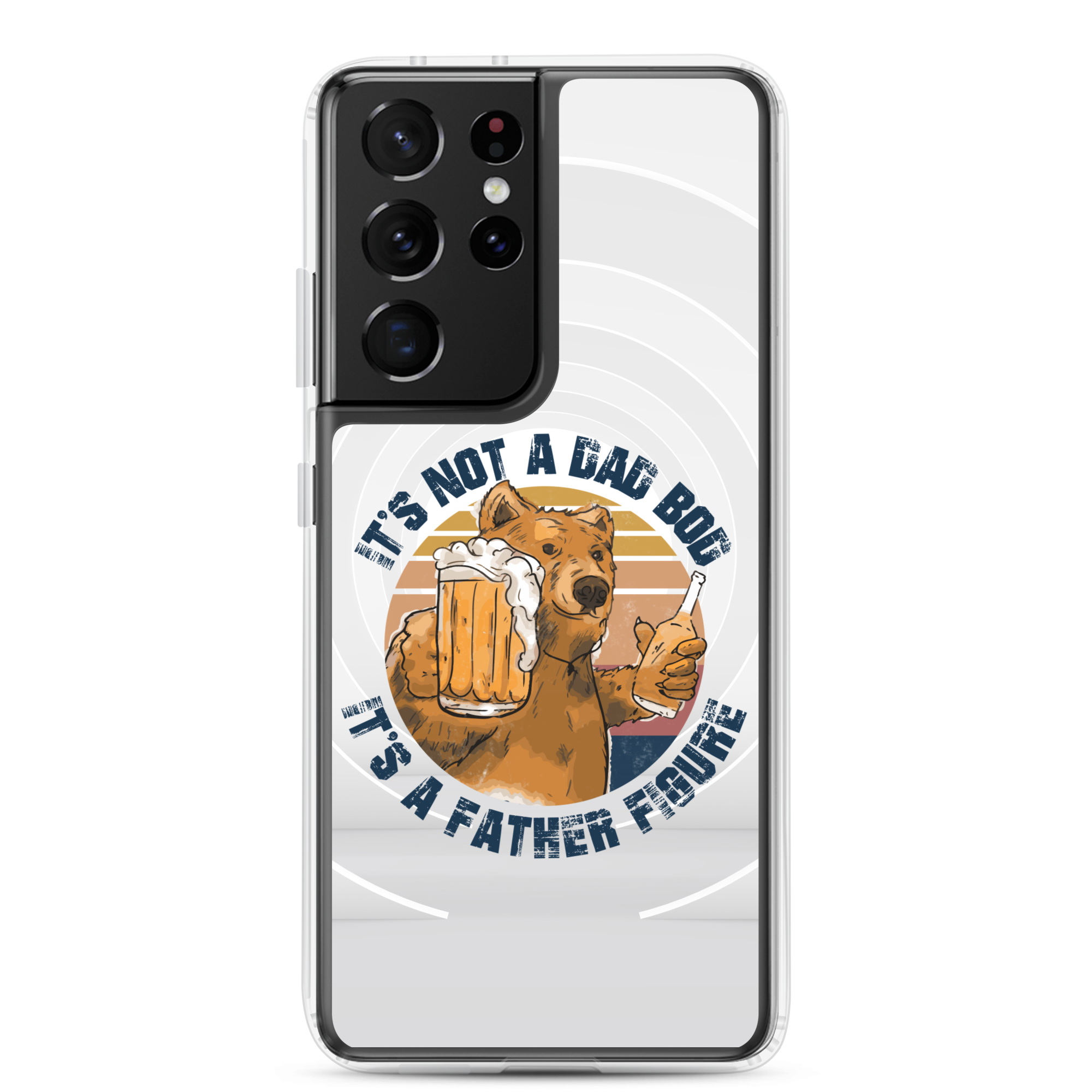 It's Not A Bod Dad It's A Father Figure Clear Case for Samsung®