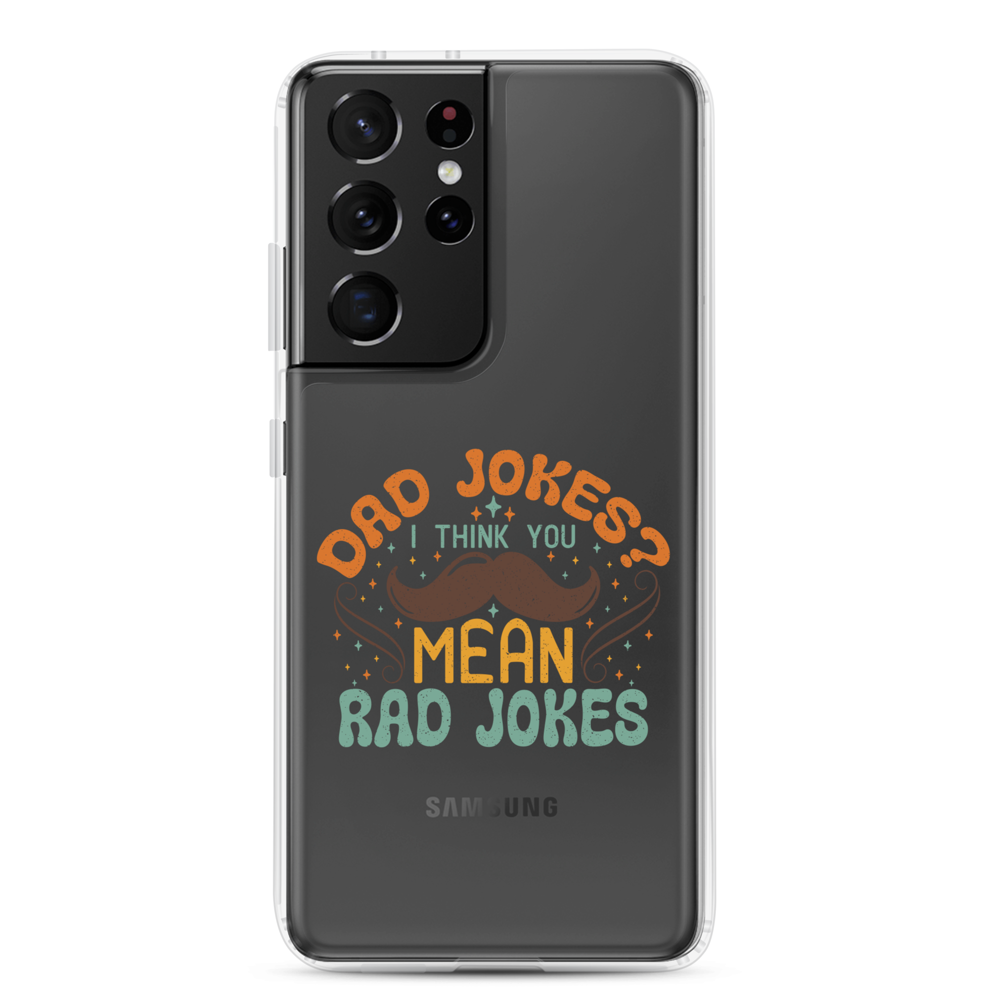 Dad Jokes I Think You Mean You Mean Rad Jokes Clear Case for Samsung®