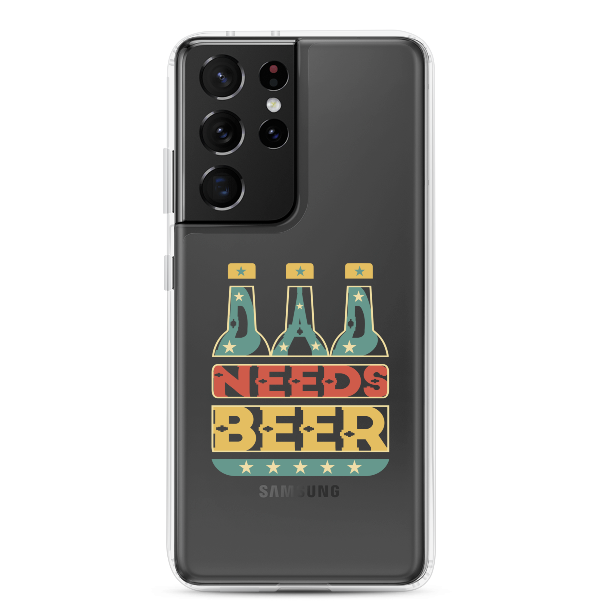 Dad Needs Beer Clear Case for Samsung®