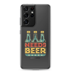 Dad Needs Beer Clear Case for Samsung®