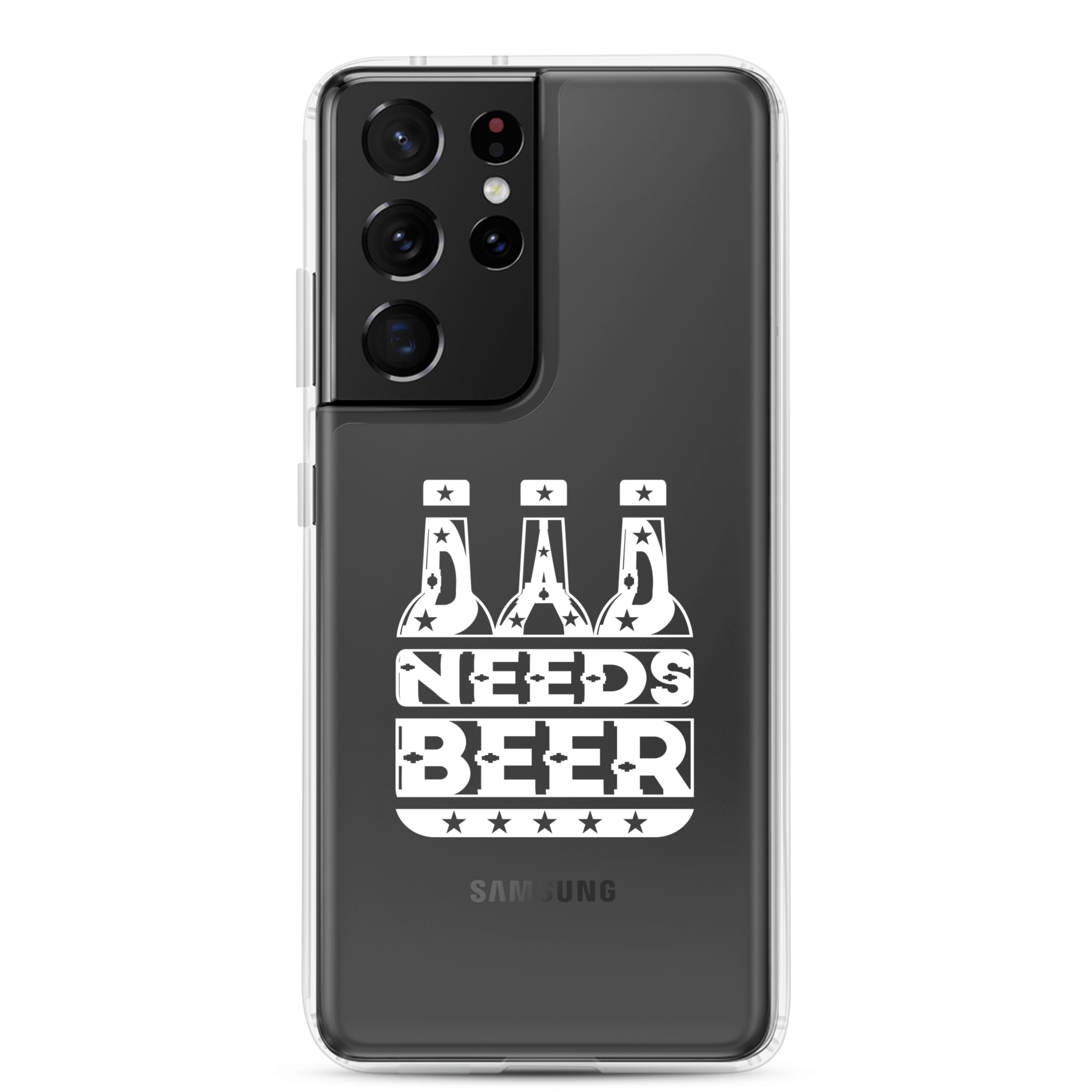 Dad Needs Beer Clear Case for Samsung®