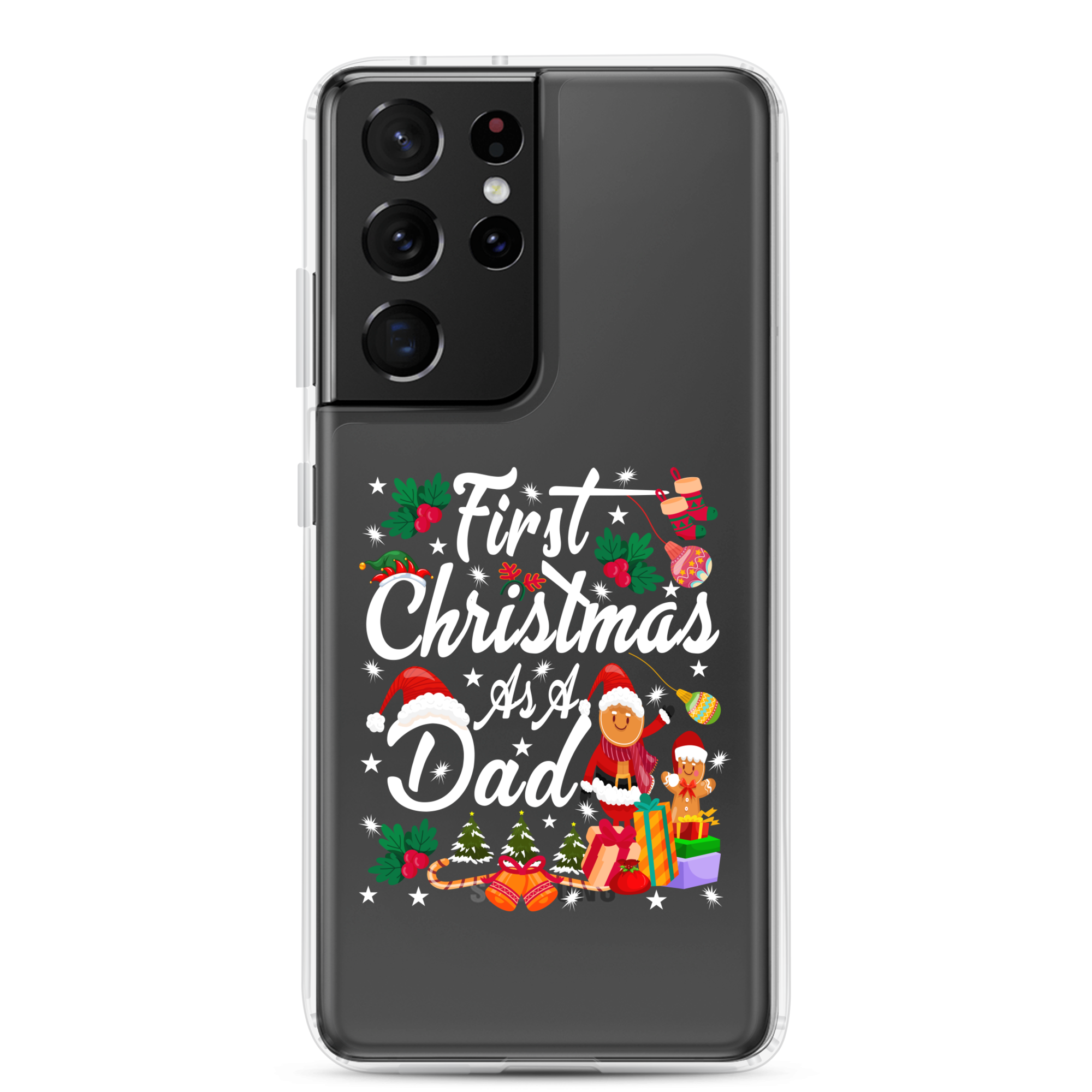 First Christmas As A Dad Clear Case for Samsung®