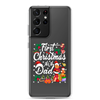 First Christmas As A Dad Clear Case for Samsung®