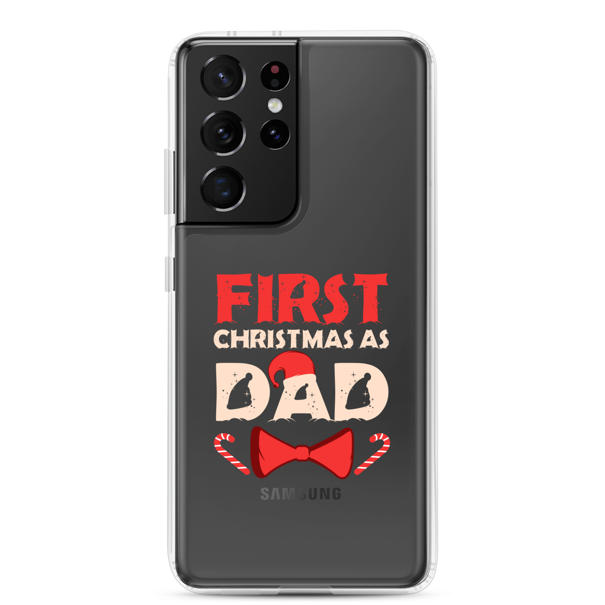 First Christmas As Dad Clear Case for Samsung®