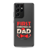 First Christmas As Dad Clear Case for Samsung®