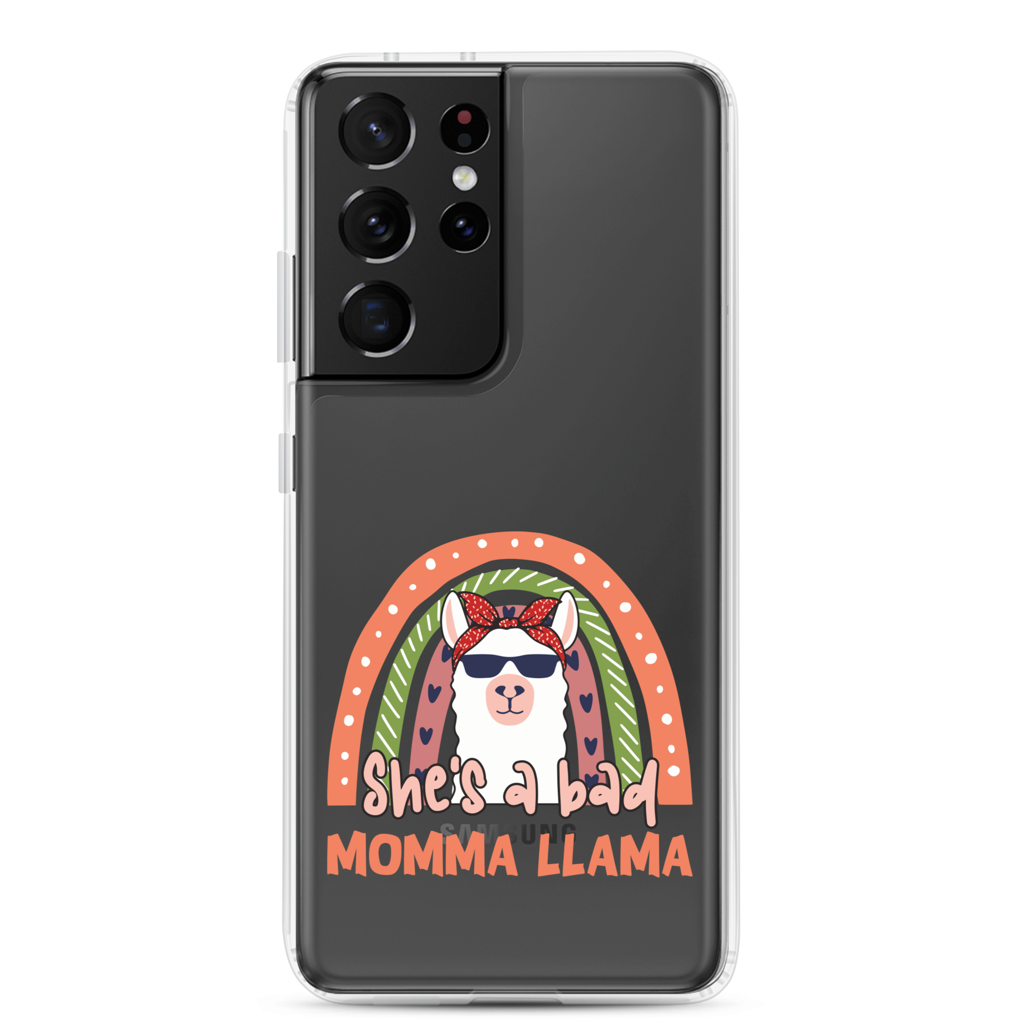 She's A Bad Momma Llama Clear Case for Samsung®