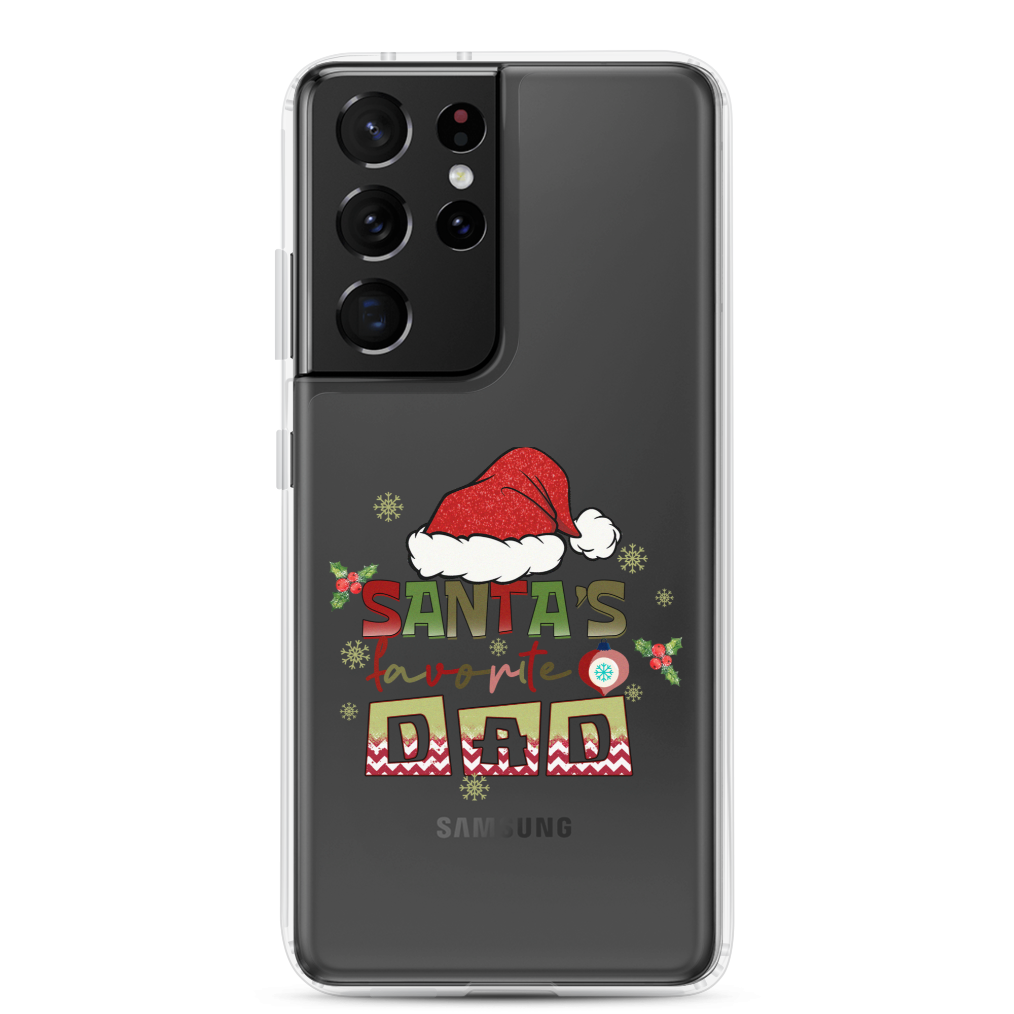 Santa's Favorite Dad Clear Case for Samsung®