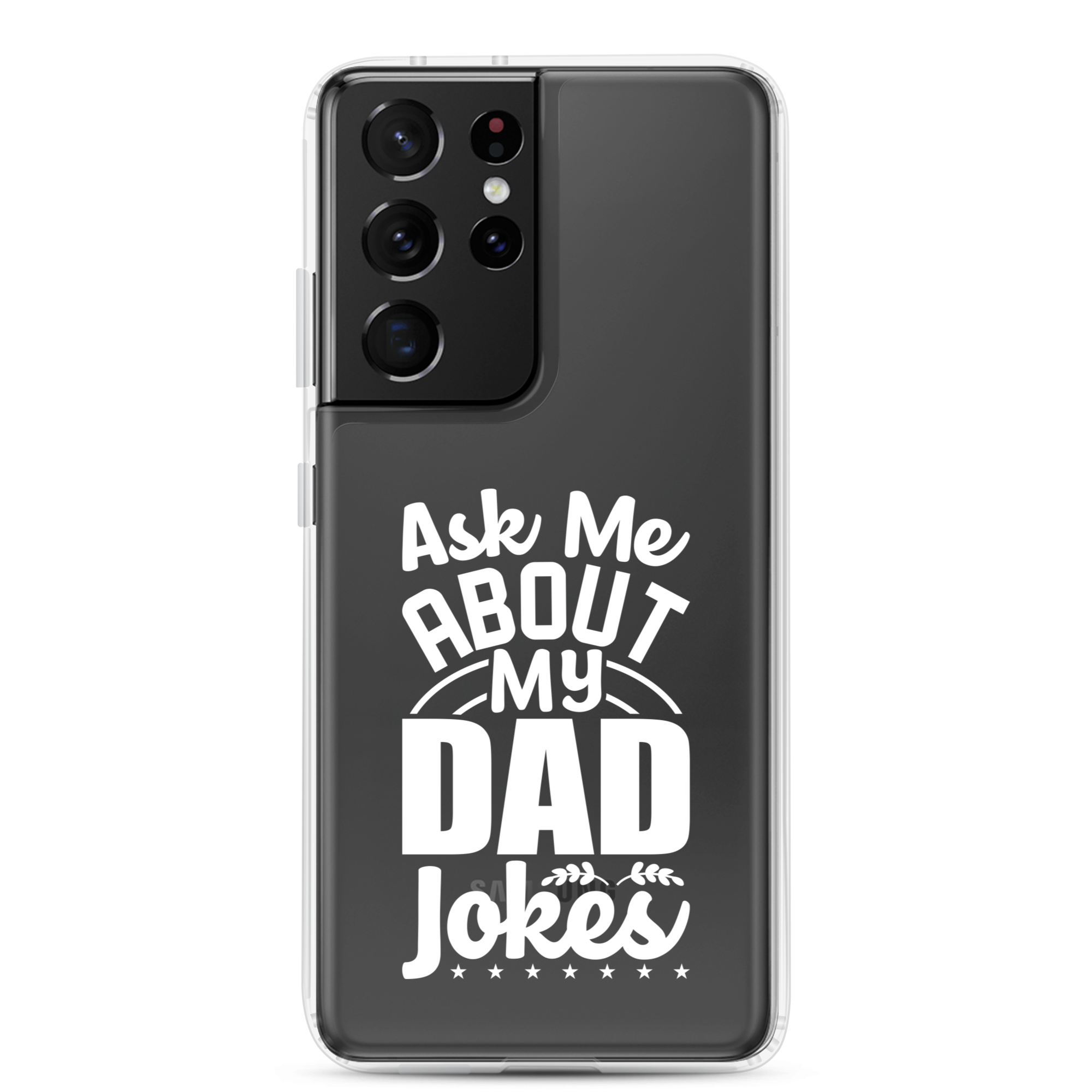 Ask Me About My Dad Jokes Clear Case for Samsung®