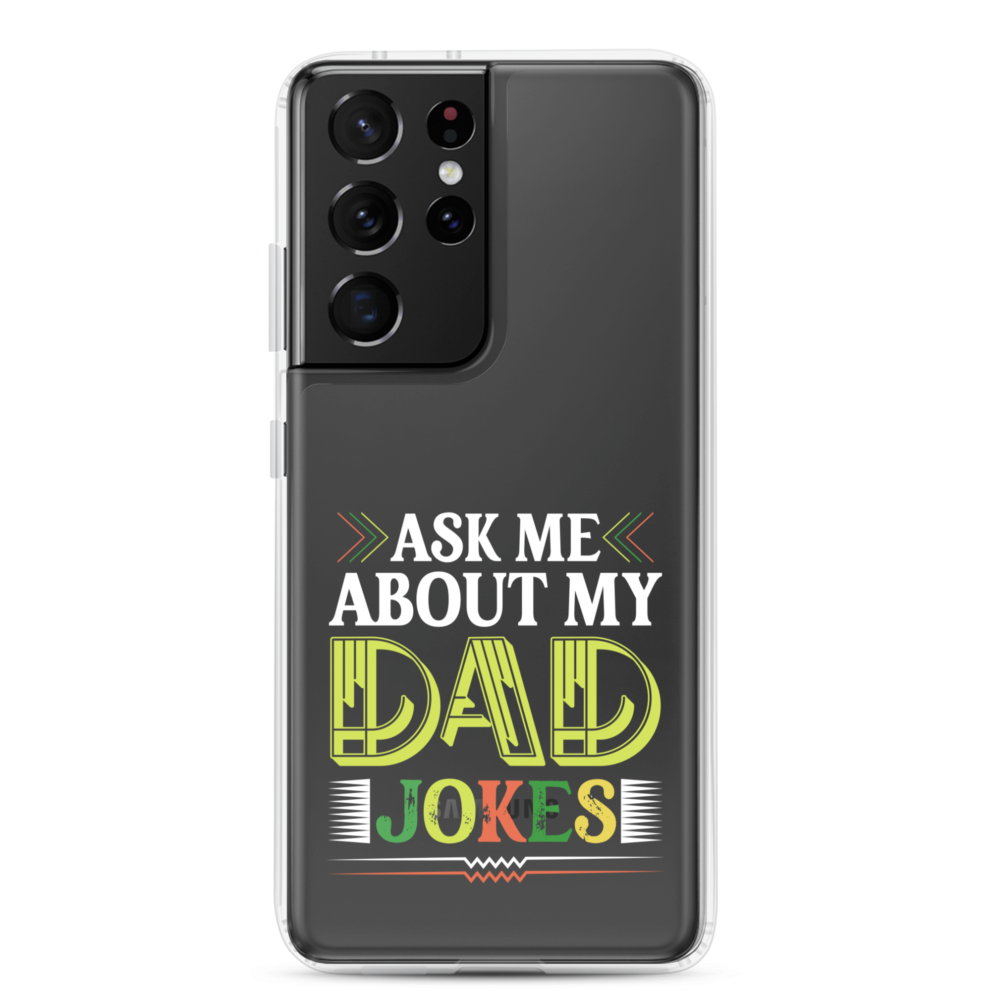 Ask Me About My Dad Jokes Clear Case for Samsung®