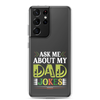 Ask Me About My Dad Jokes Clear Case for Samsung®