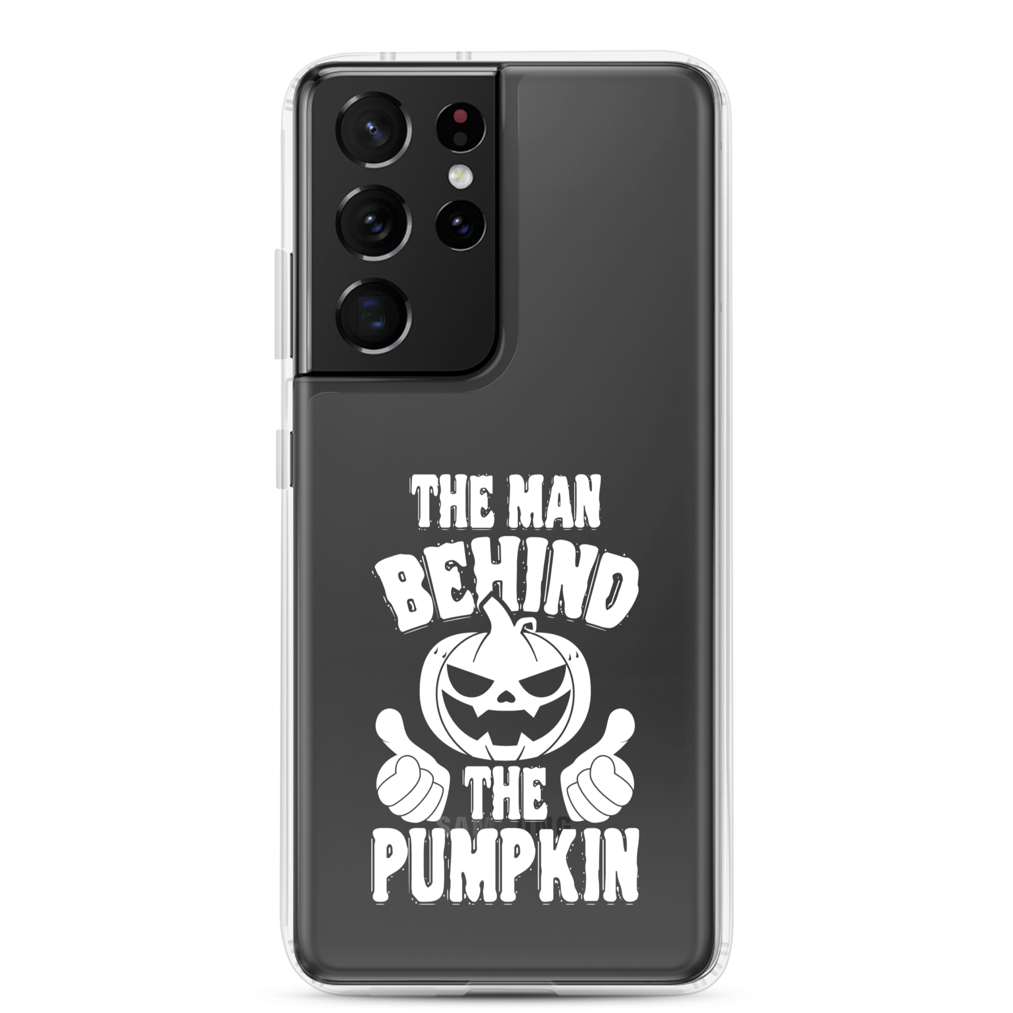 The Man Behind The Pumpkin Clear Case for Samsung®