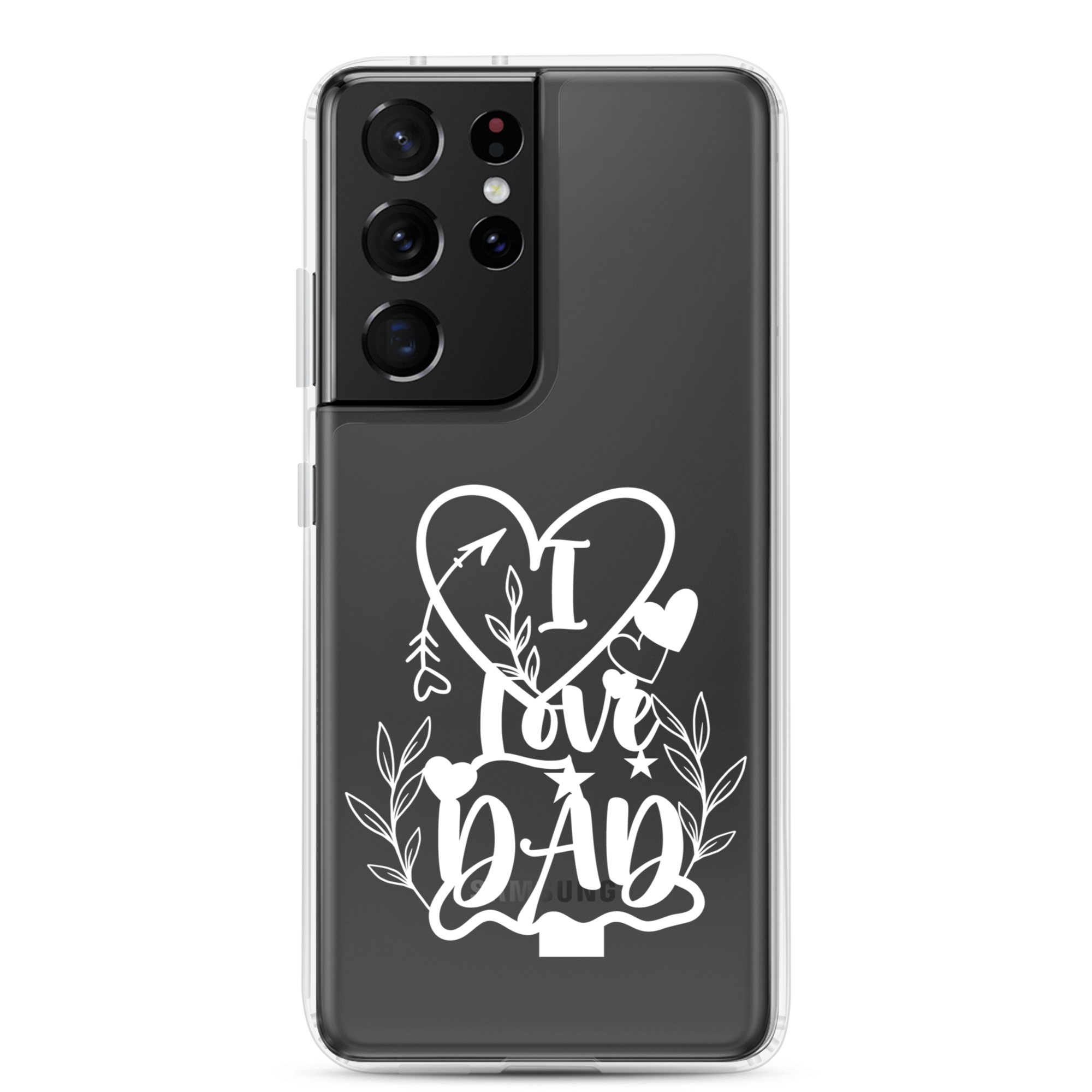 I Love Dad Clear Case for Samsung®