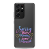 Sorry Girls Mommy Is My Valentine Clear Case for Samsung®