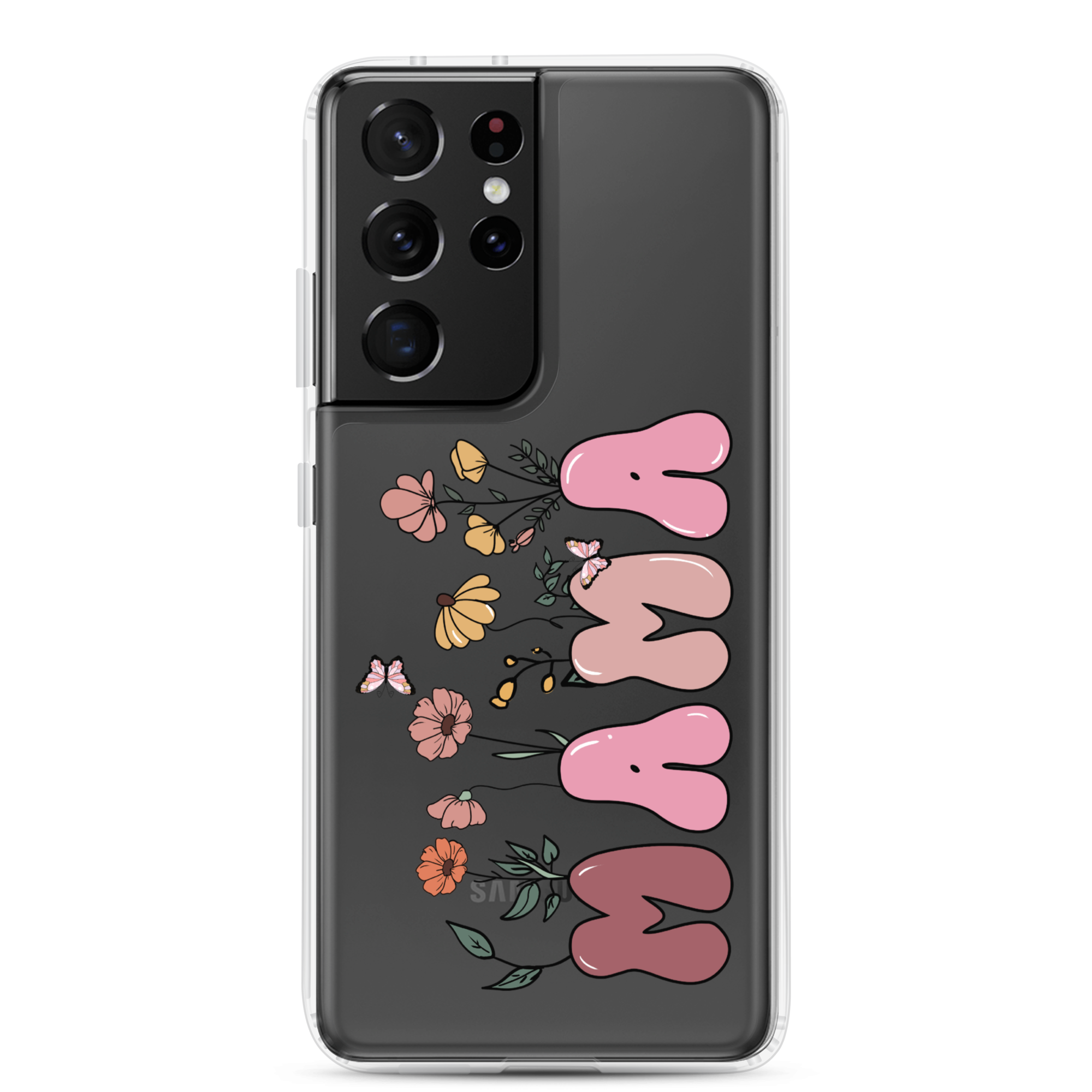 Floral Mama Clear Case for Samsung®