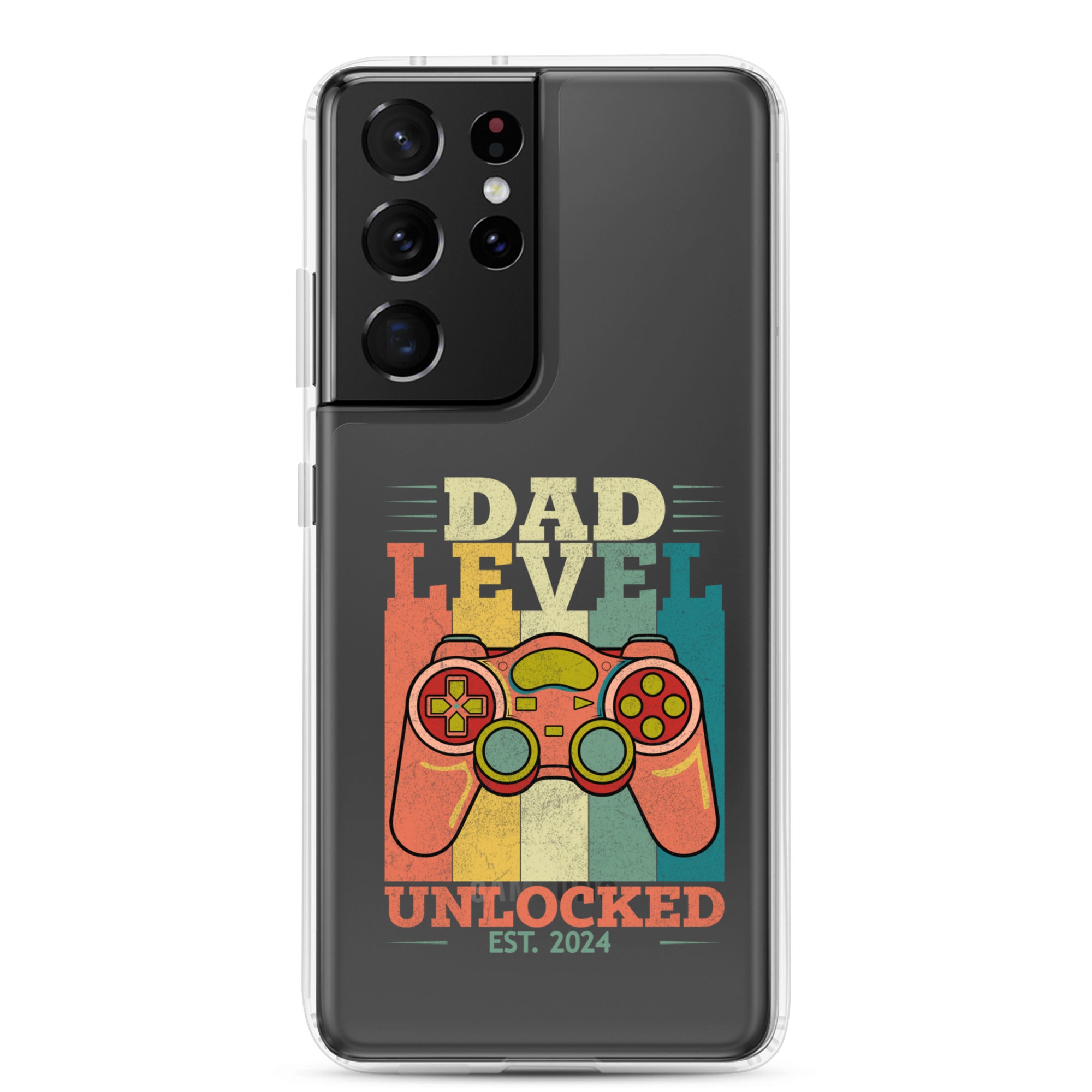 Dad Level Unlocked EST. 2024 Clear Case for Samsung®