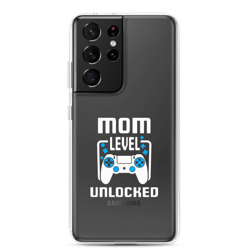 Mom Level Unlocked Clear Case for Samsung®