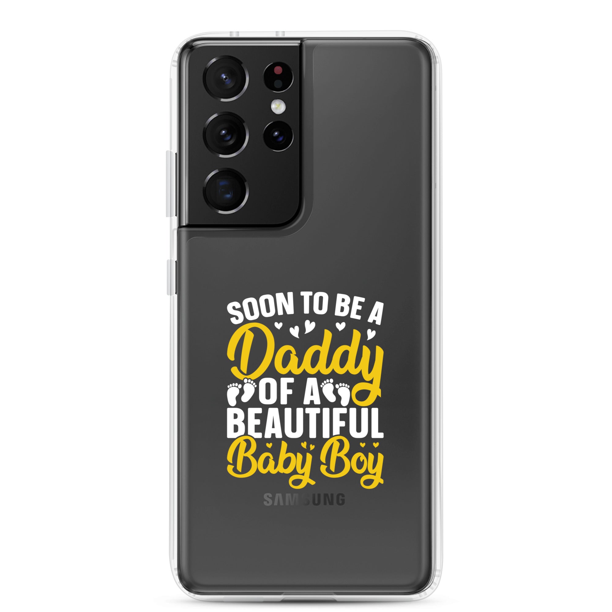 Soon To Be A Daddy For Boy Clear Case for Samsung®