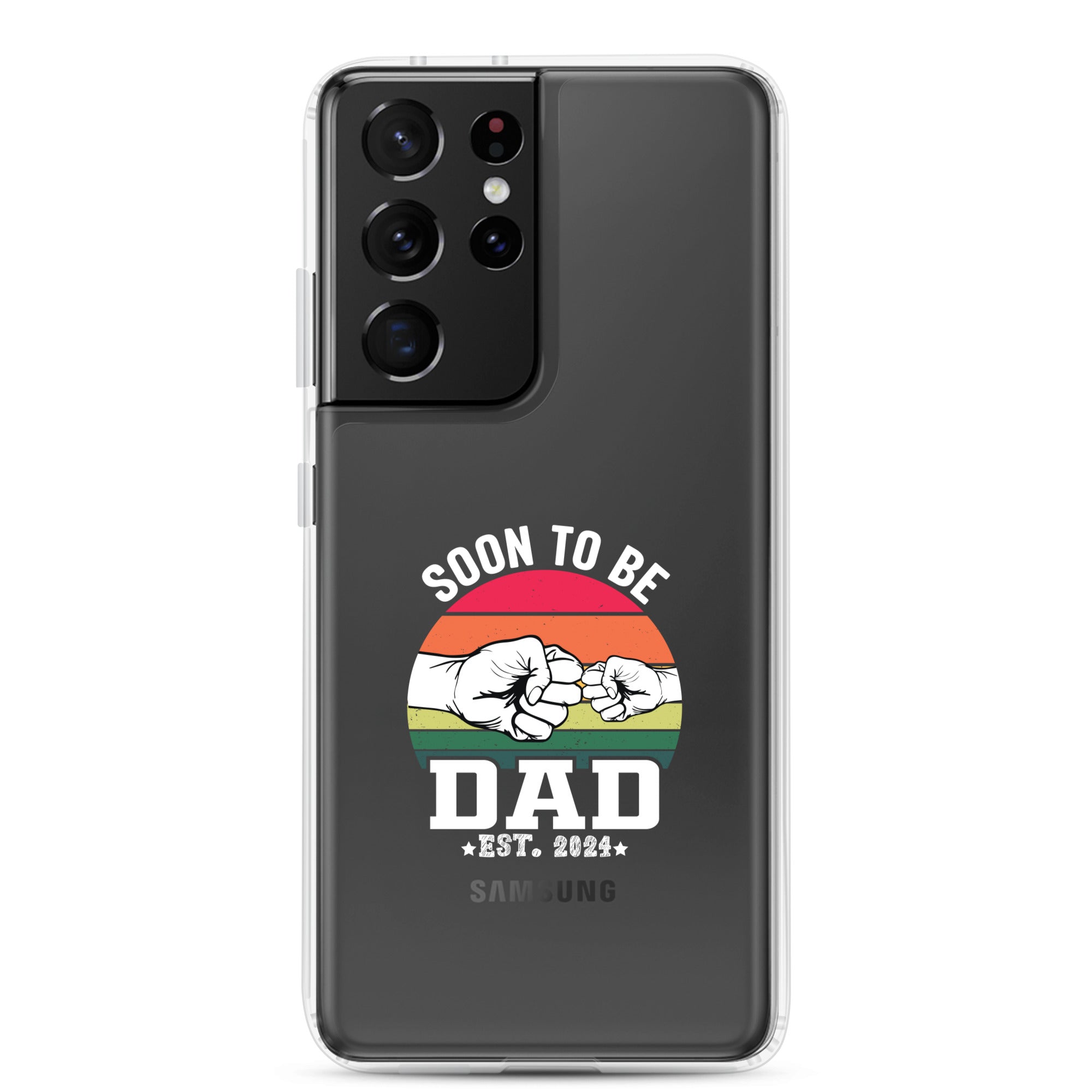 Soon To Be Dad Est. 2024 Clear Case for Samsung®