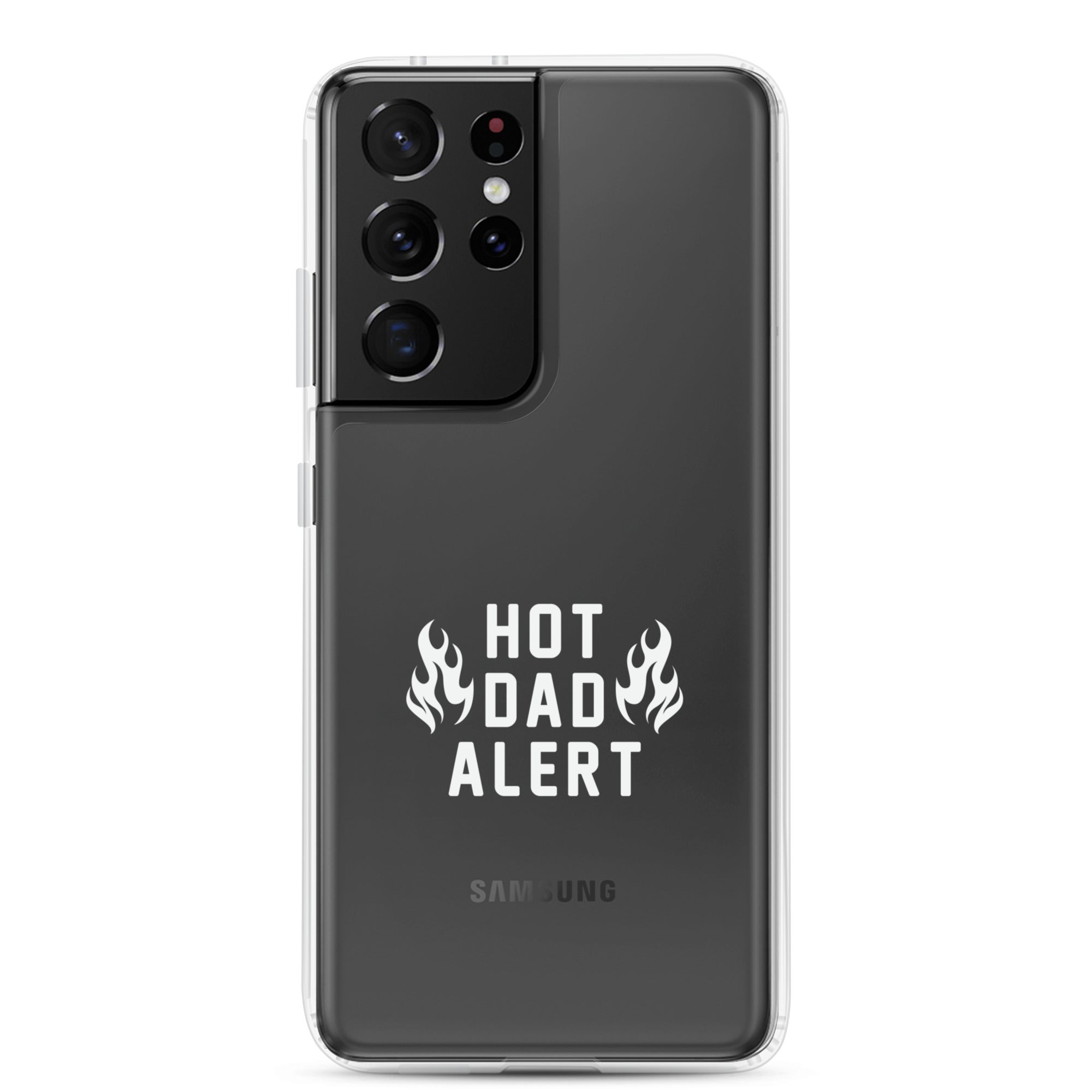 Hot Dad Alert Clear Case for Samsung®