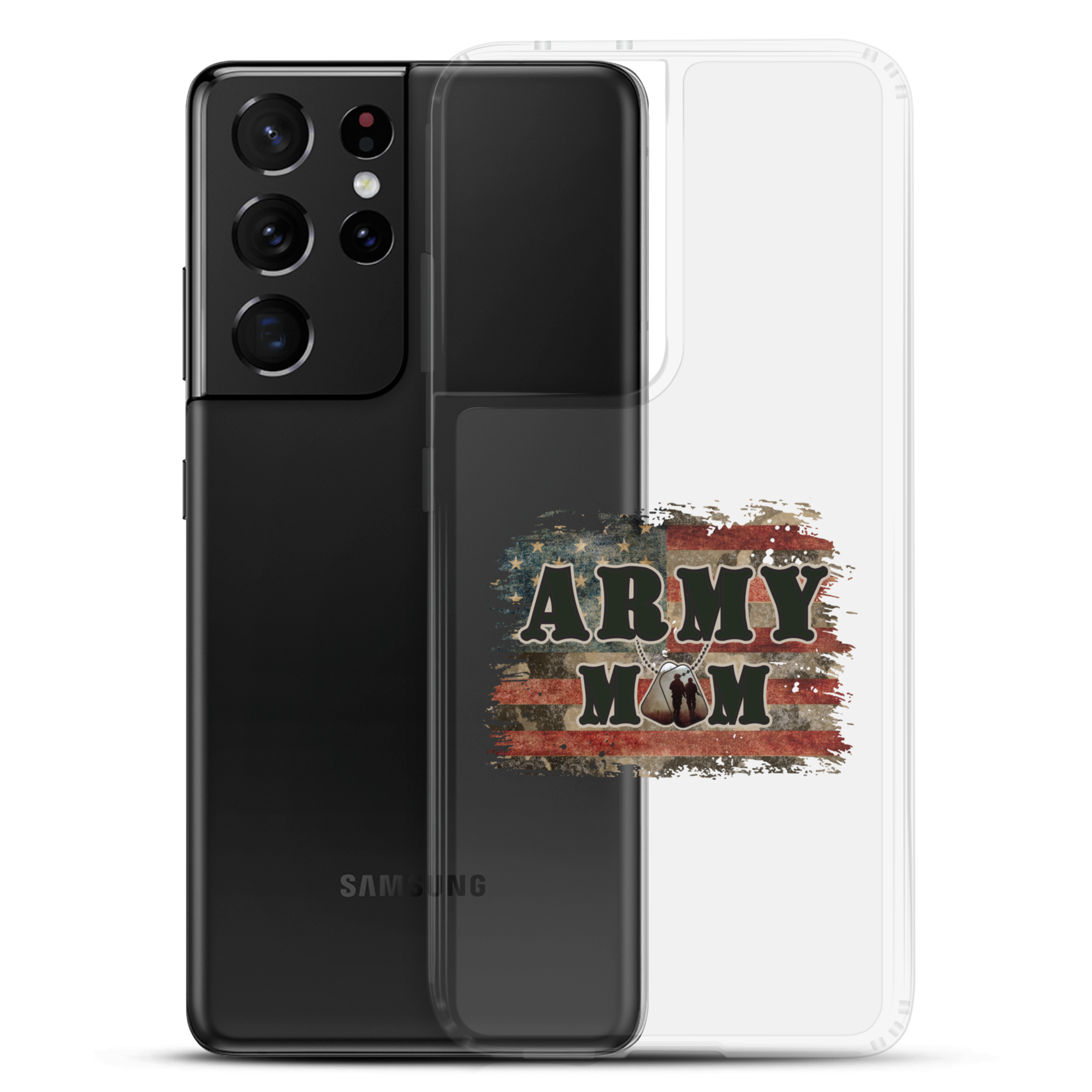 Army Mom Clear Case for Samsung®