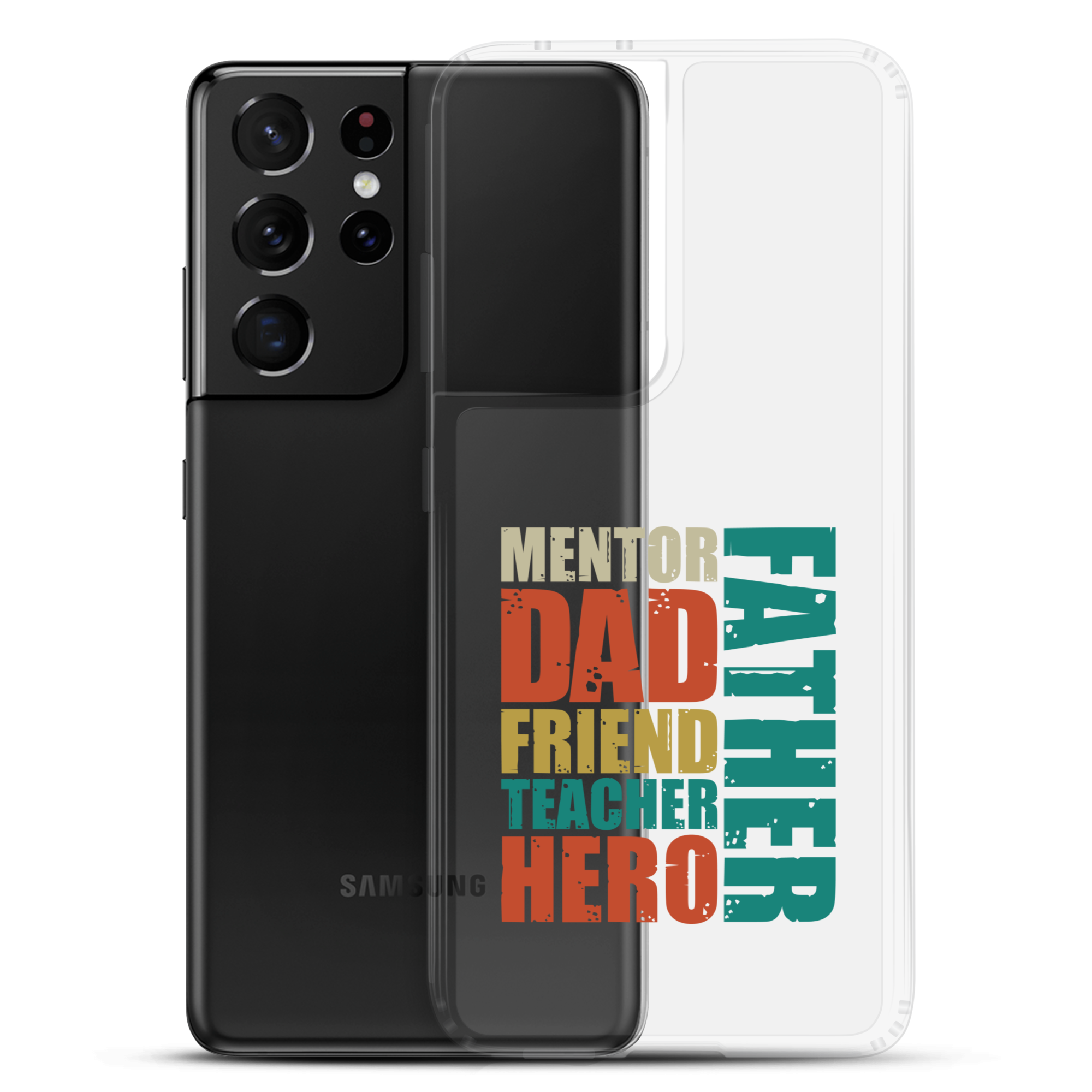 Mentor Dad Fiend Teacher Hero Father Clear Case for Samsung®