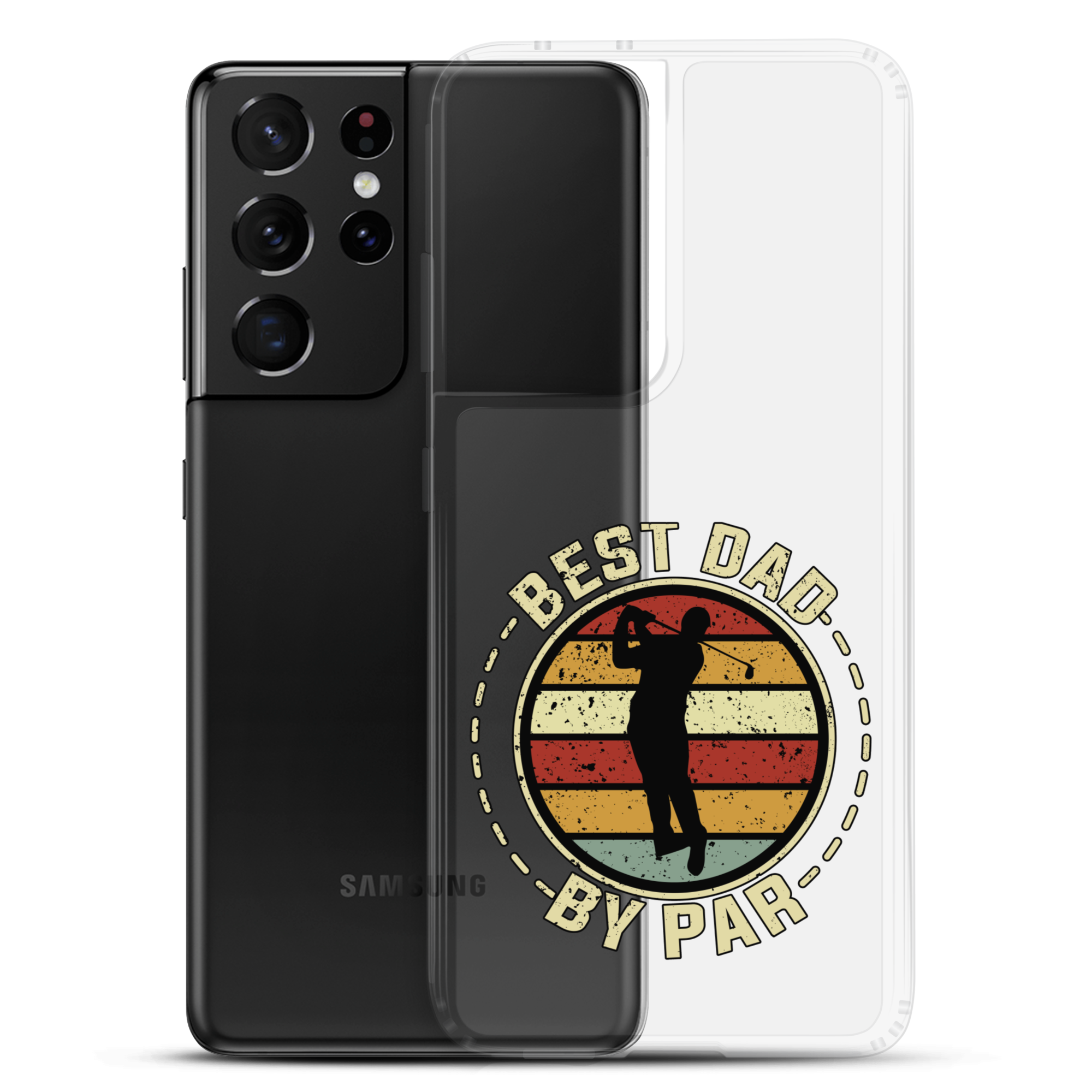 Best Dad By Par Clear Case for Samsung®