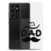 Dad Cowboy Clear Case for Samsung®