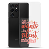 All Mom Wants Is A Silent Night Clear Case for Samsung®