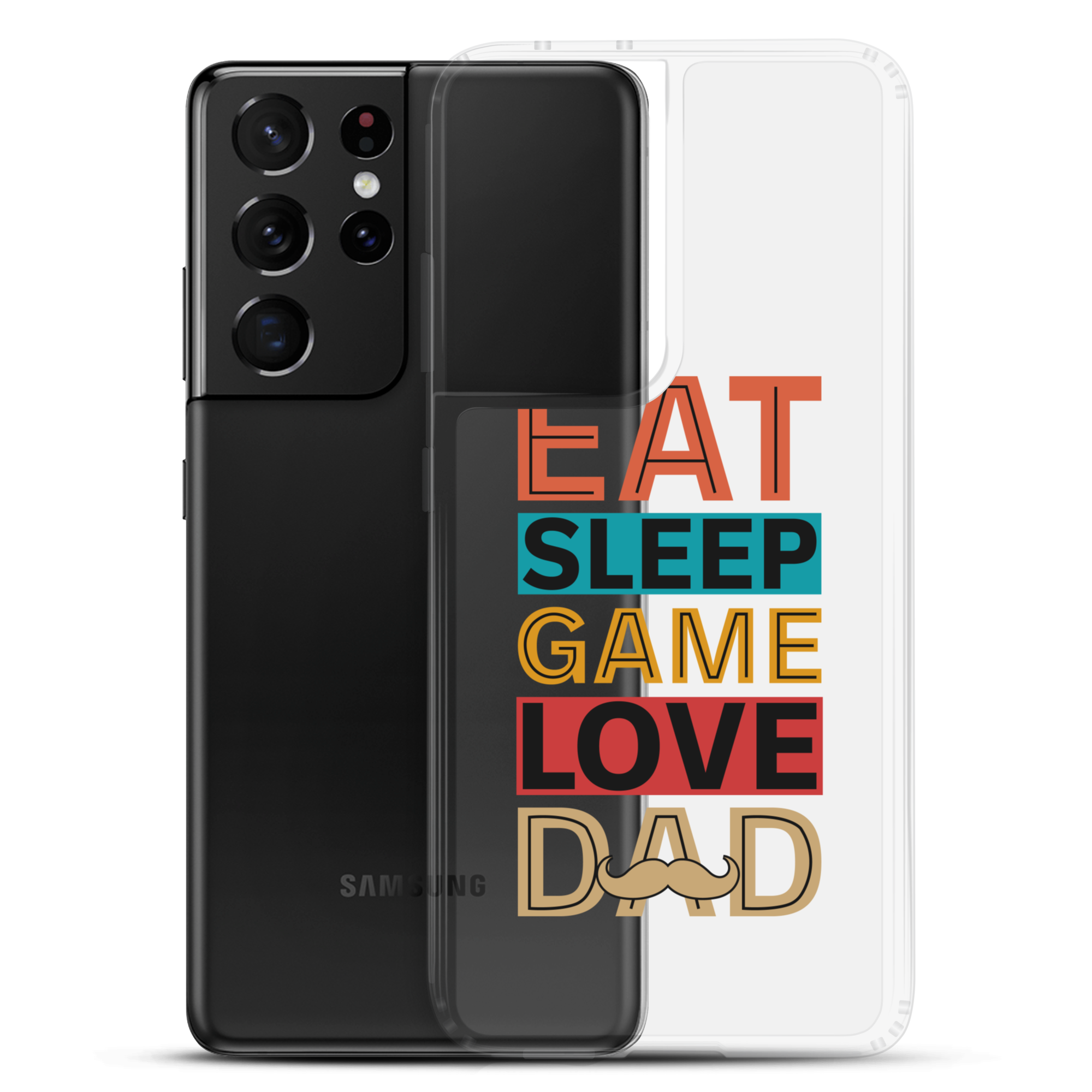 Eat Sleep Game Love Dad Clear Case for Samsung®