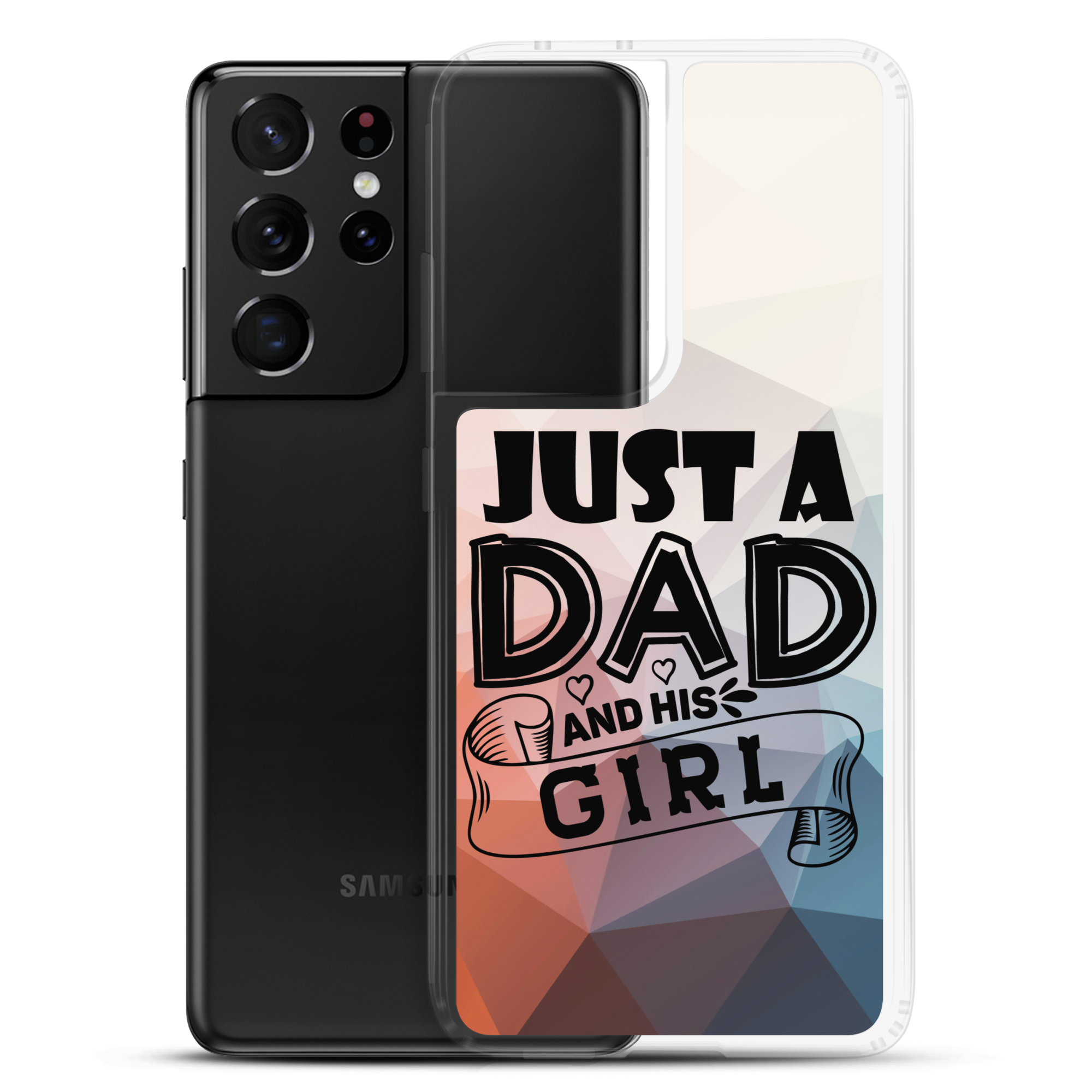 Just A Dad And His Girl Clear Case for Samsung®