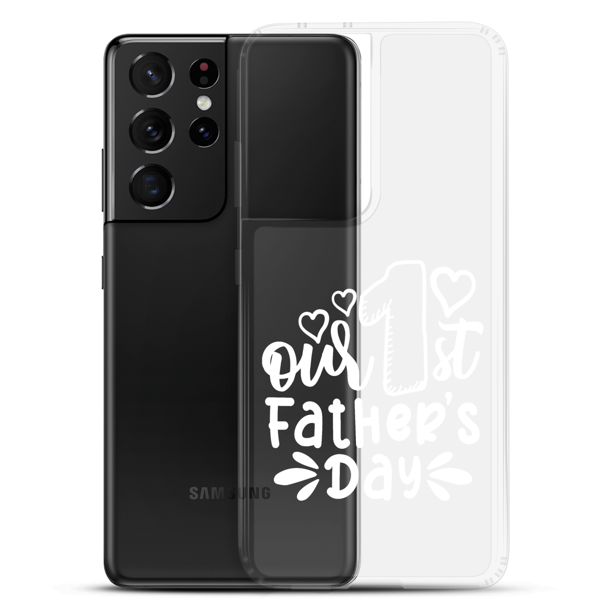 Our First Father's Day Clear Case for Samsung®