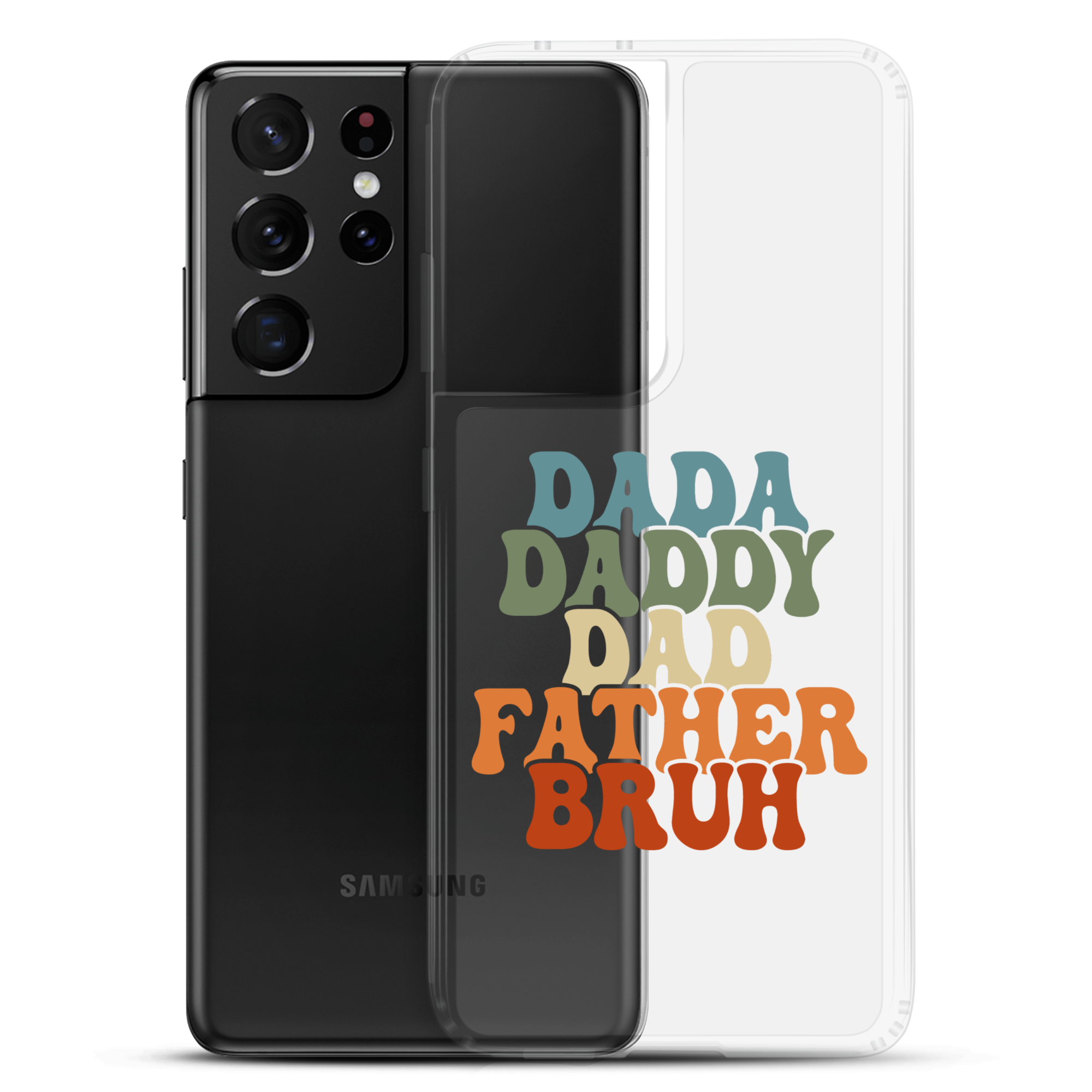 Dada Daddy Dad Father Bruh Clear Case for Samsung®