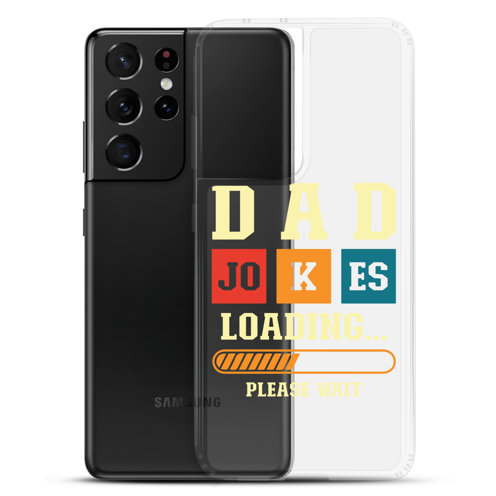 Dad Jokes Loading,,, Please Wait Clear Case for Samsung®