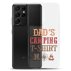 Dad's Camping T-Shirt Clear Case for Samsung®