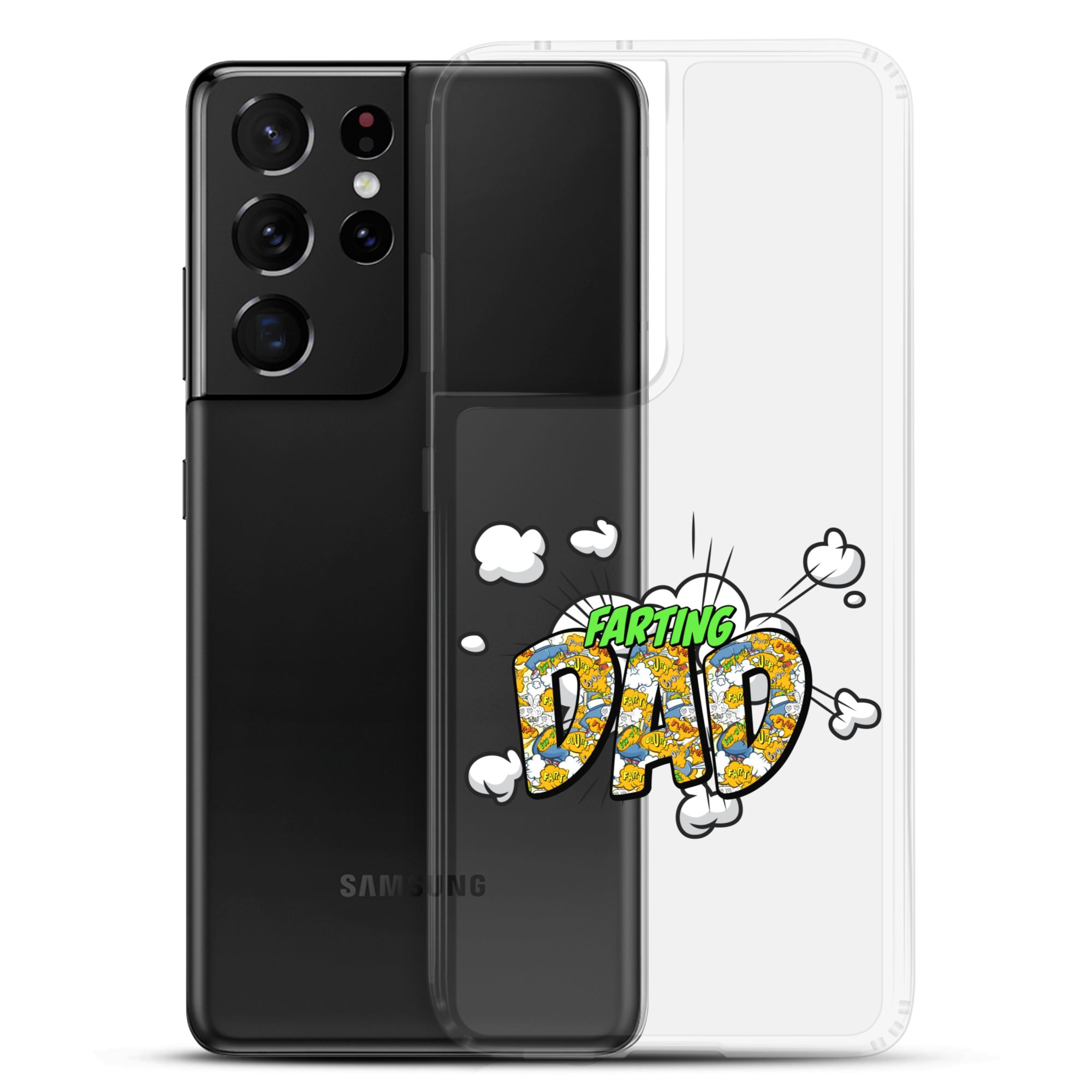 Farting Dad Clear Case for Samsung®