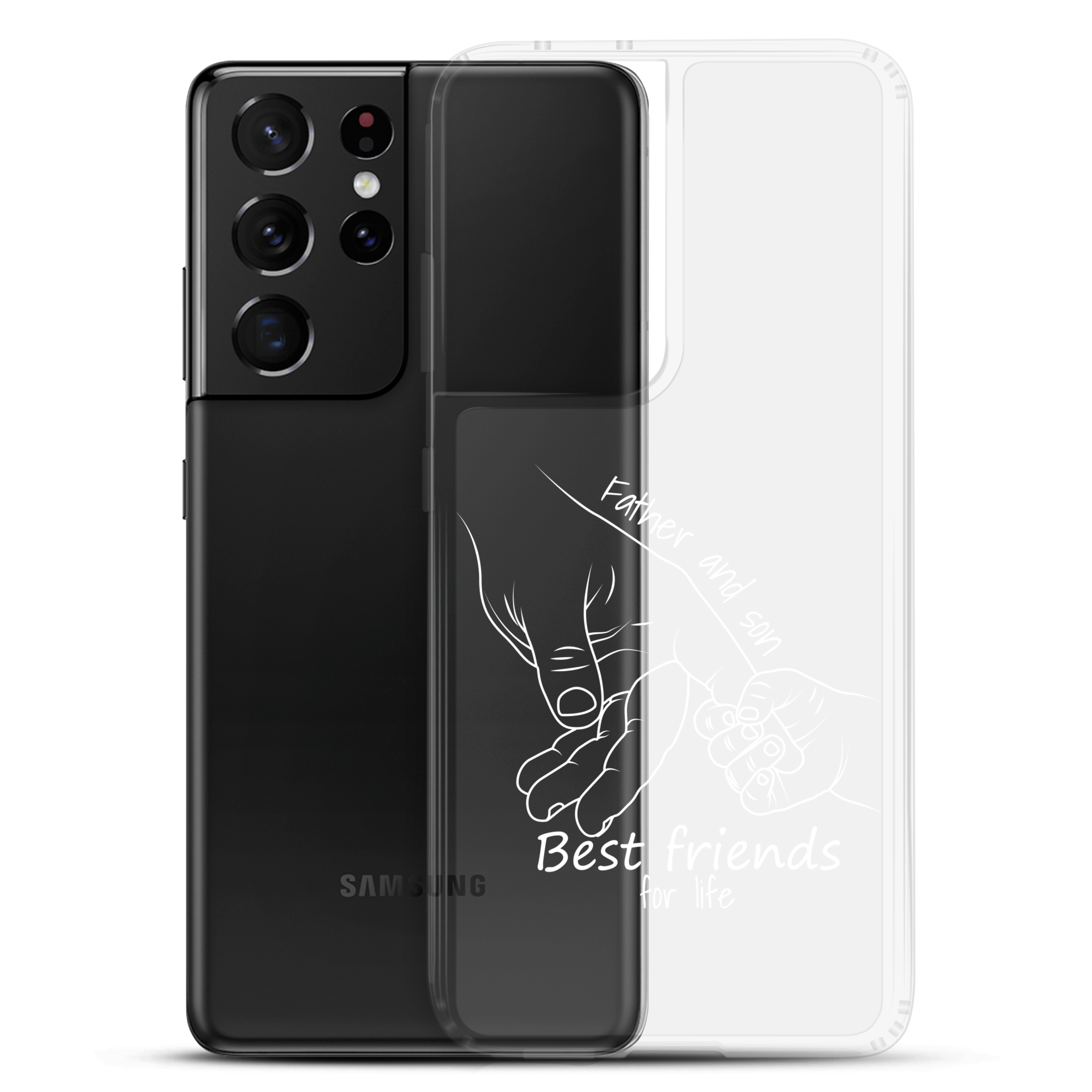 Father And Son Best Friends For Life Clear Case for Samsung®