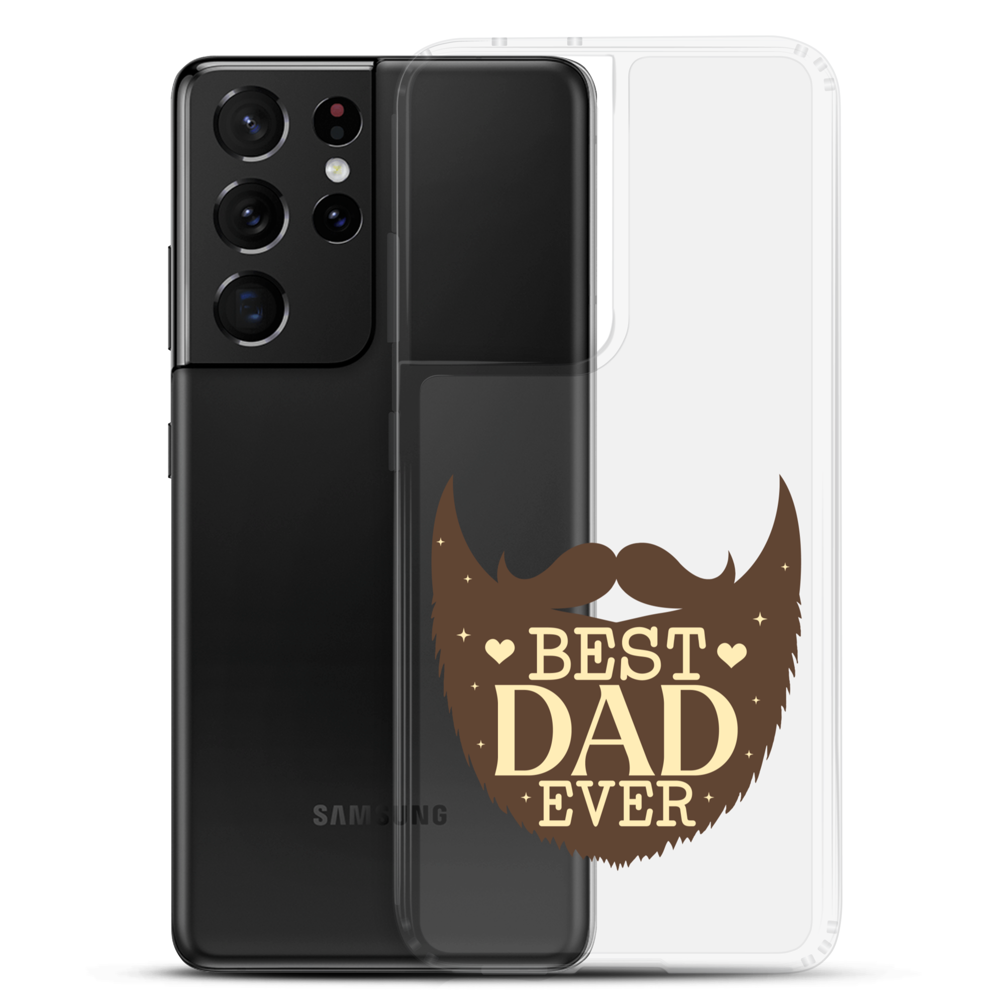 Best Dad Ever Clear Case for Samsung®