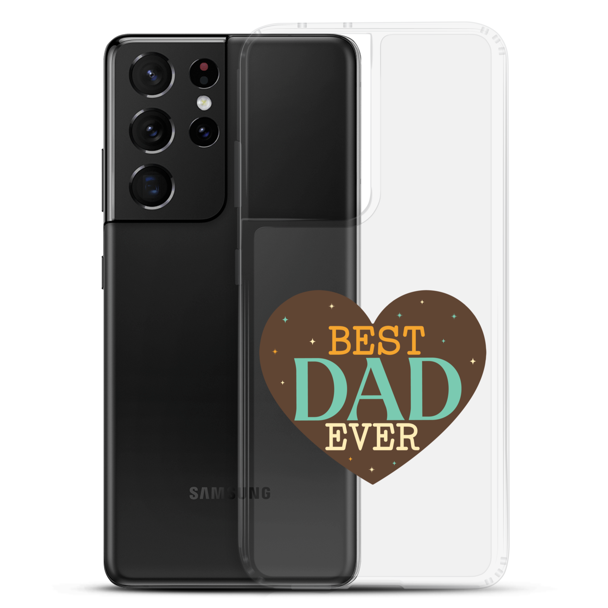 Best Dad Ever Clear Case for Samsung®