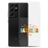 Our First Father's Day Clear Case for Samsung®