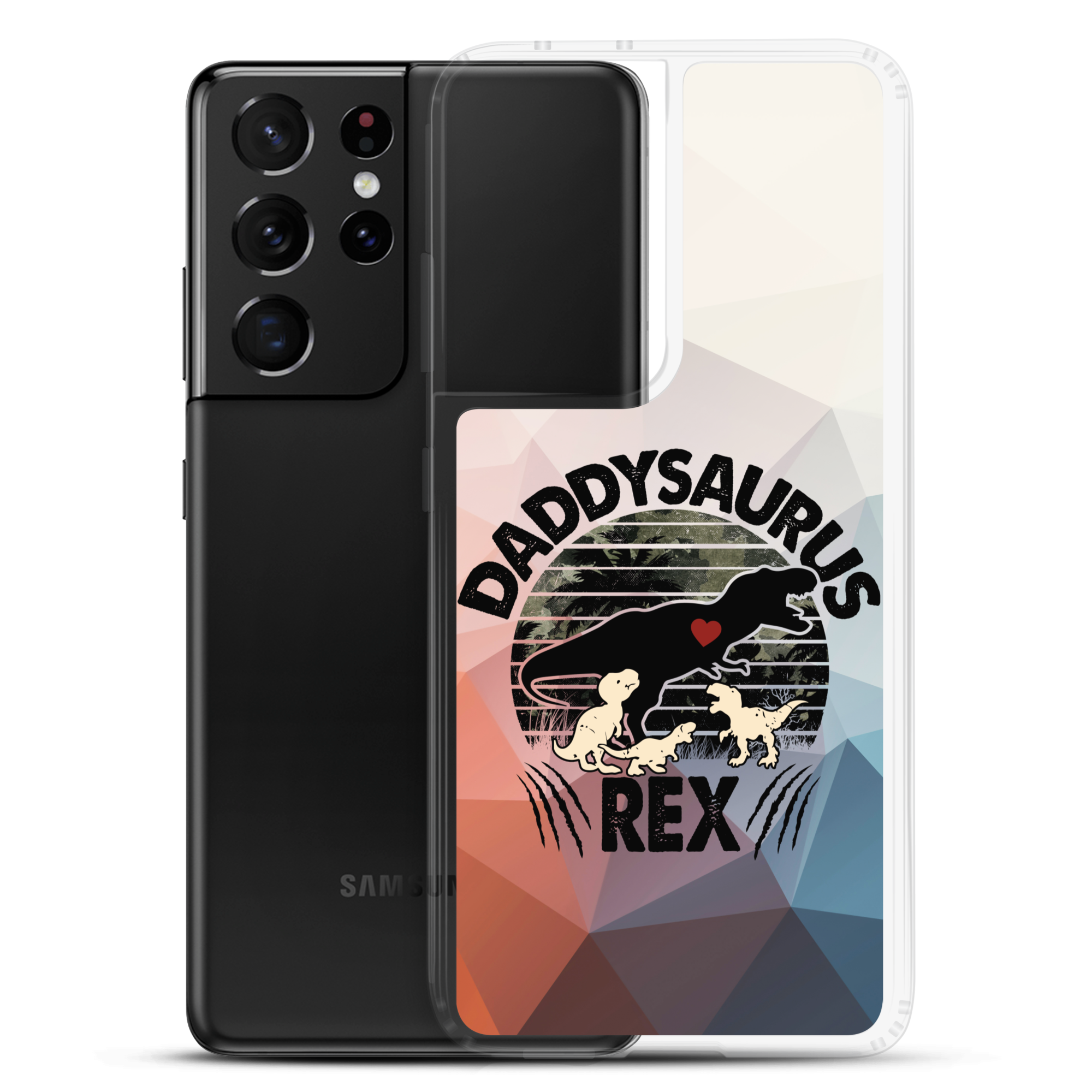 Daddysaurus Rex Clear Case for Samsung®