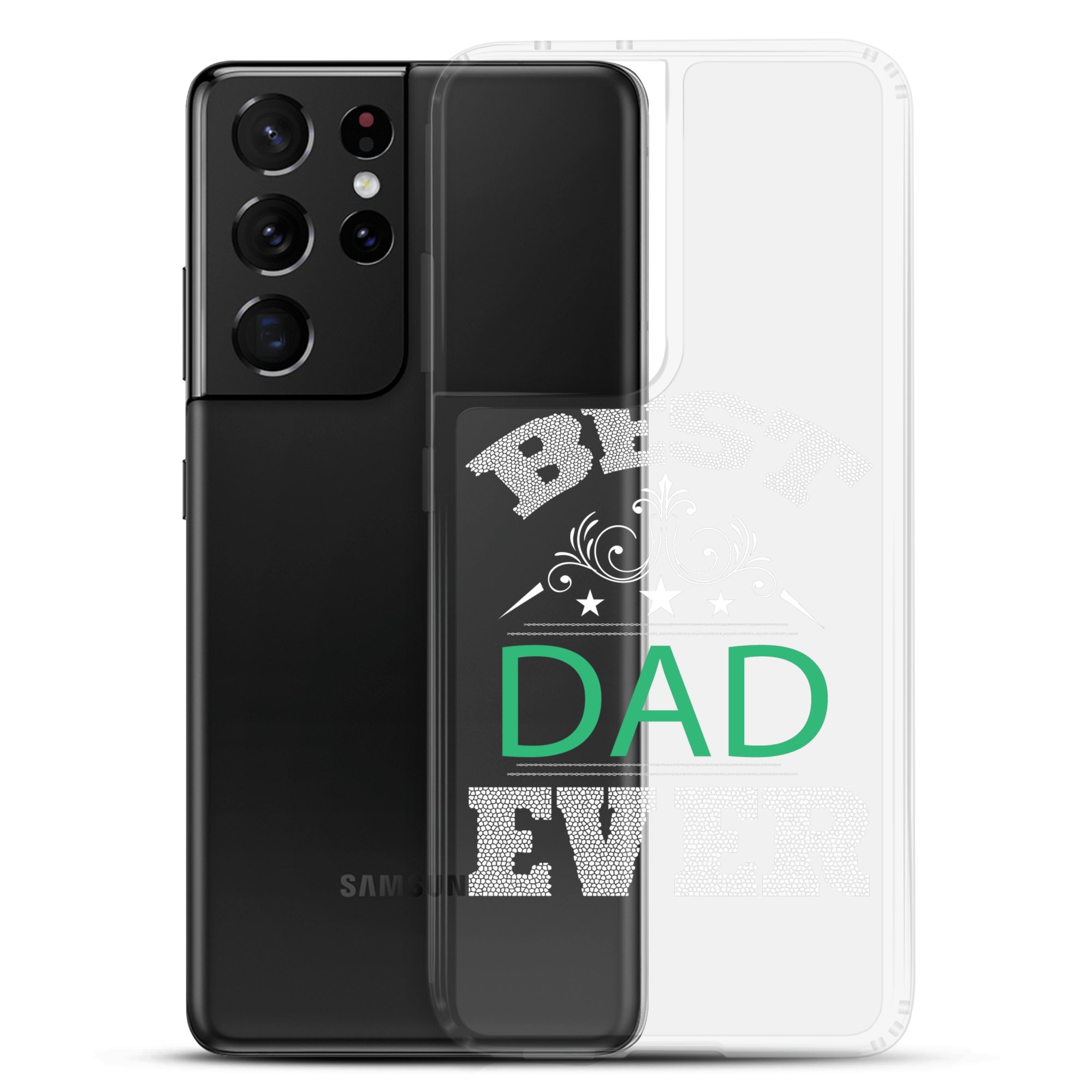 Best Dad Ever Clear Case for Samsung®