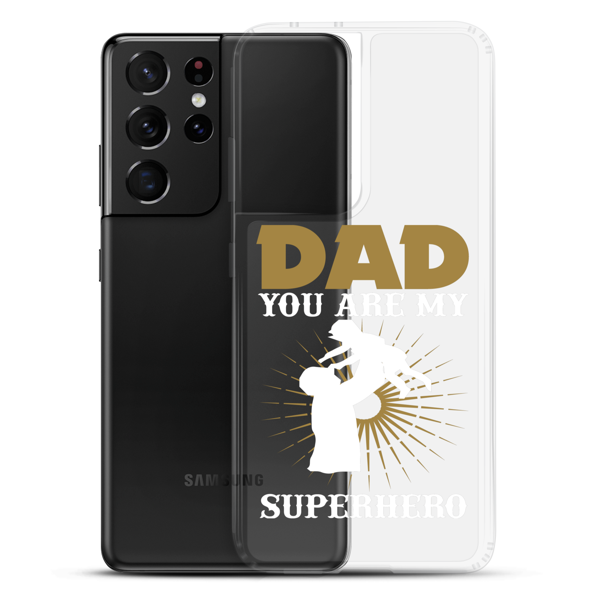 Dad You Are My Superhero Clear Case for Samsung®